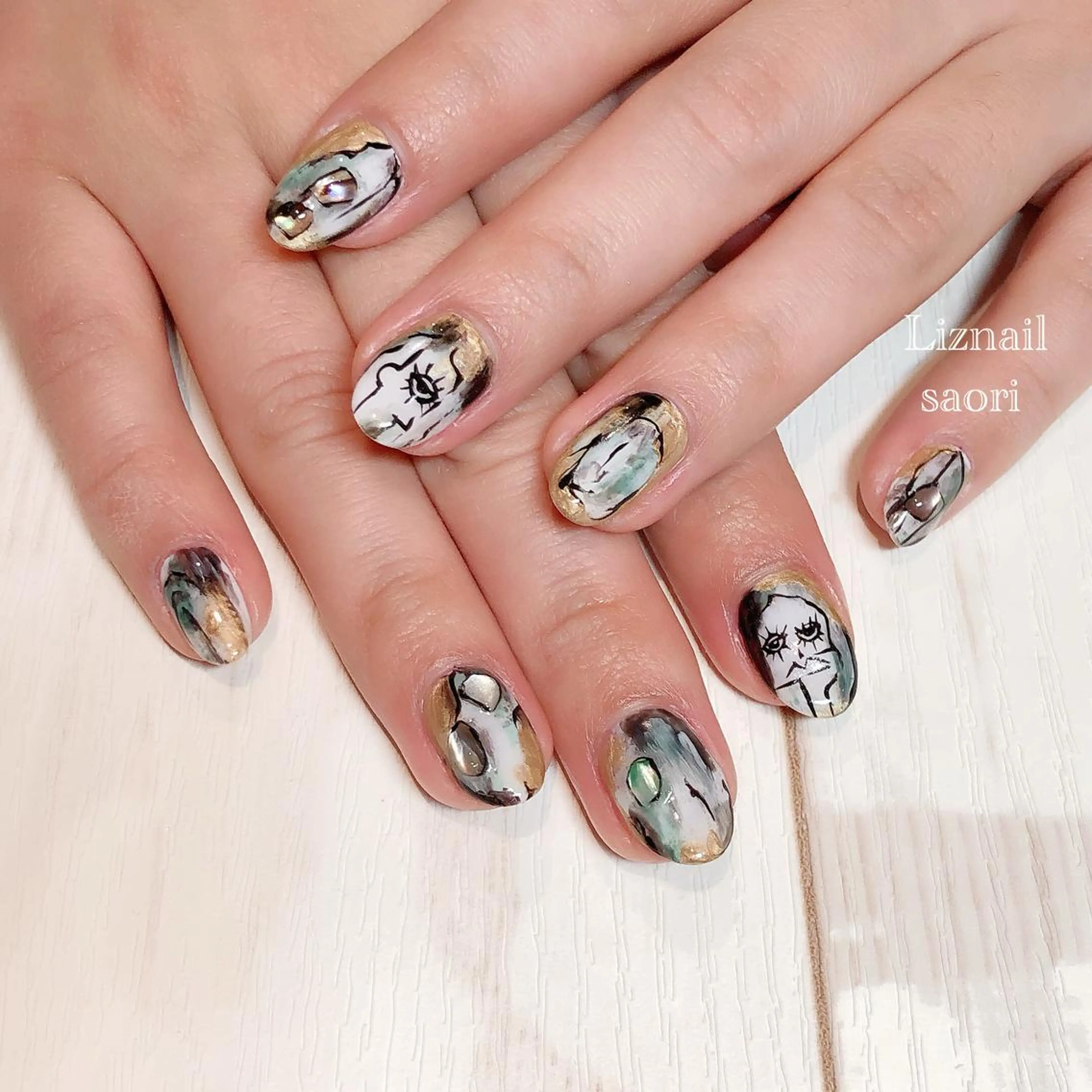 ネイル ハンドネイル Rawr / saoriのネイルデザイン