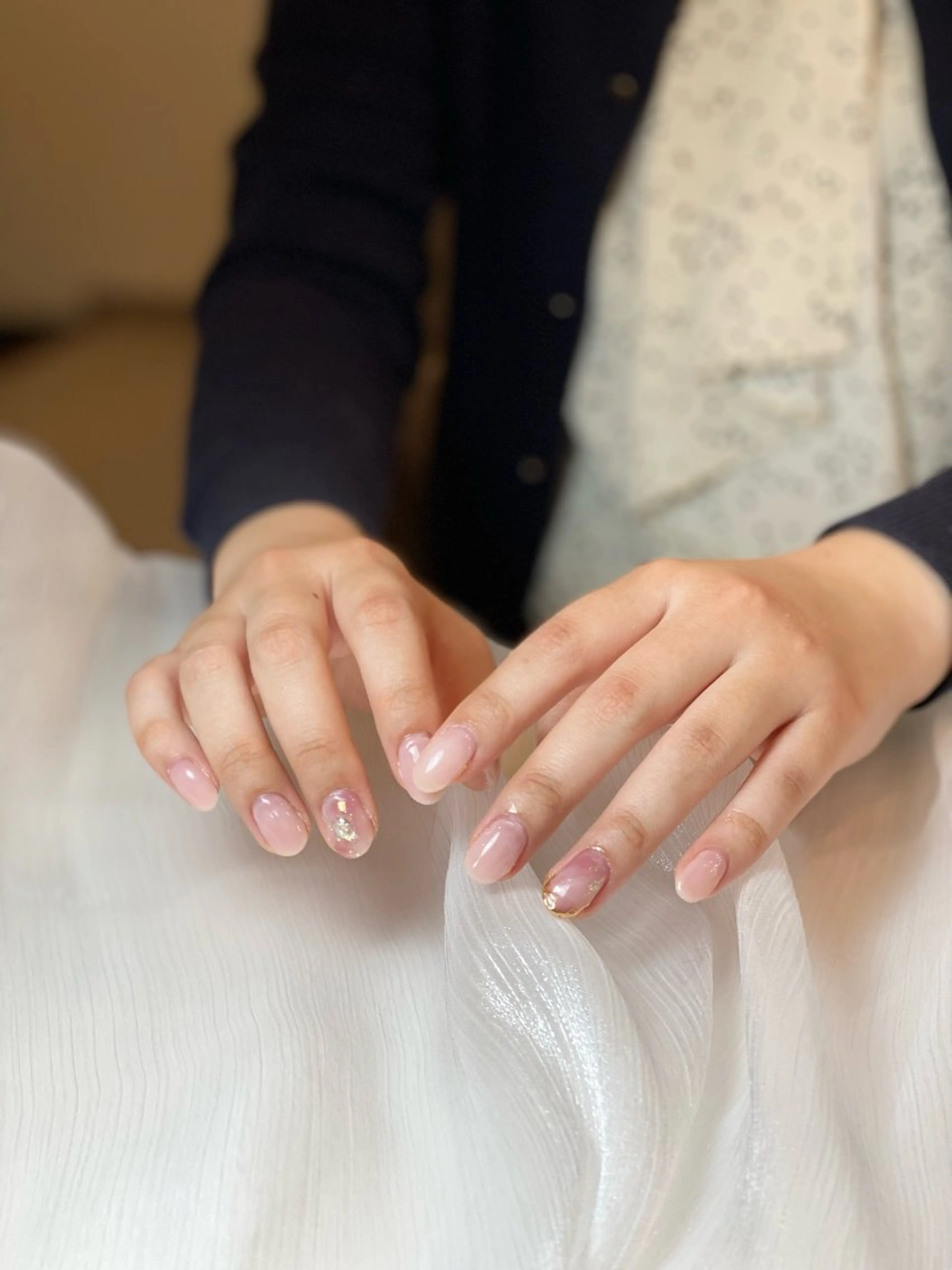 ネイル ニュアンスネイル ネイル空間所属・muguet🎀 chikaのネイルデザイン