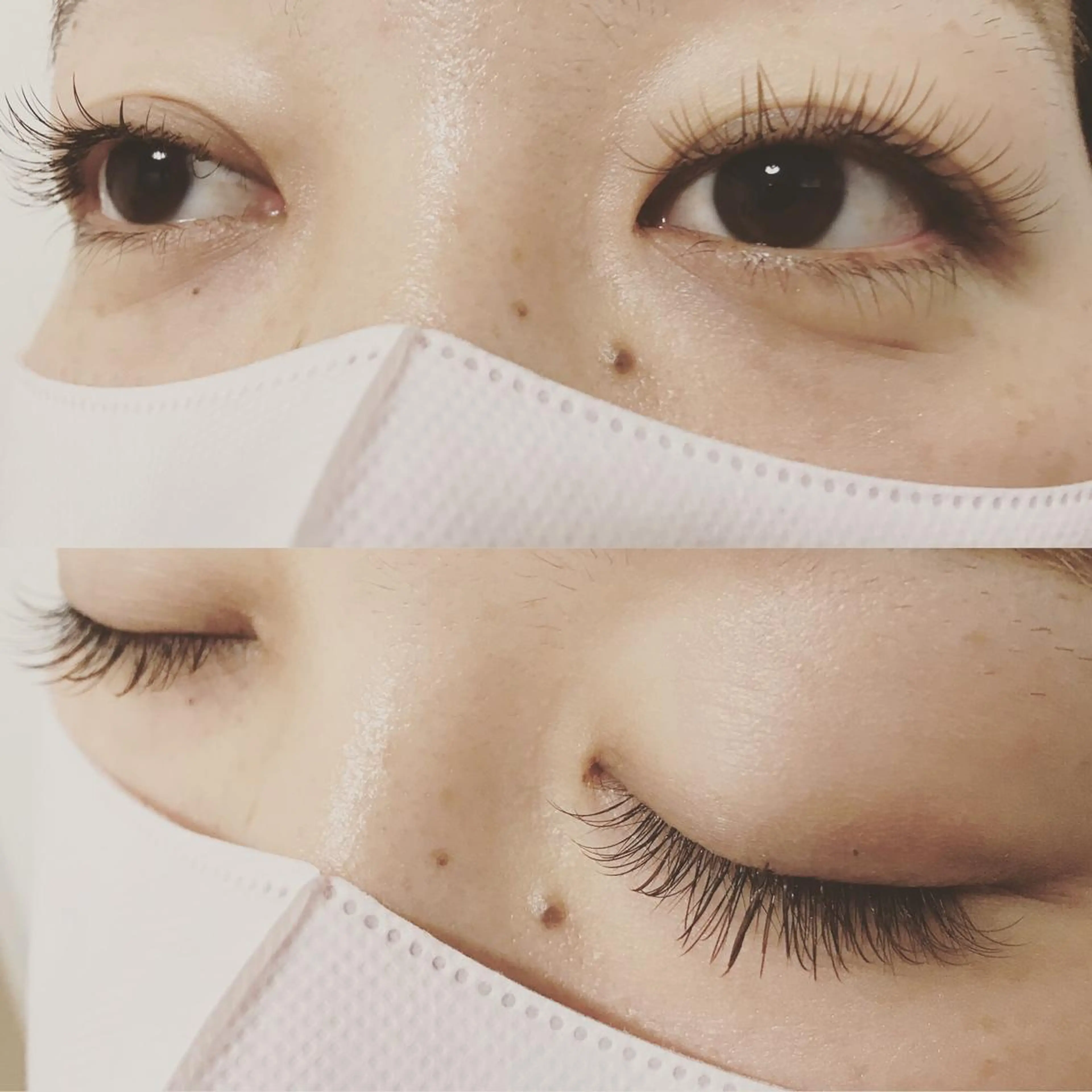 マツエク・マツパ カラーマツエク フラットラッシュ eyes Oooのマツエク・マツパデザイン