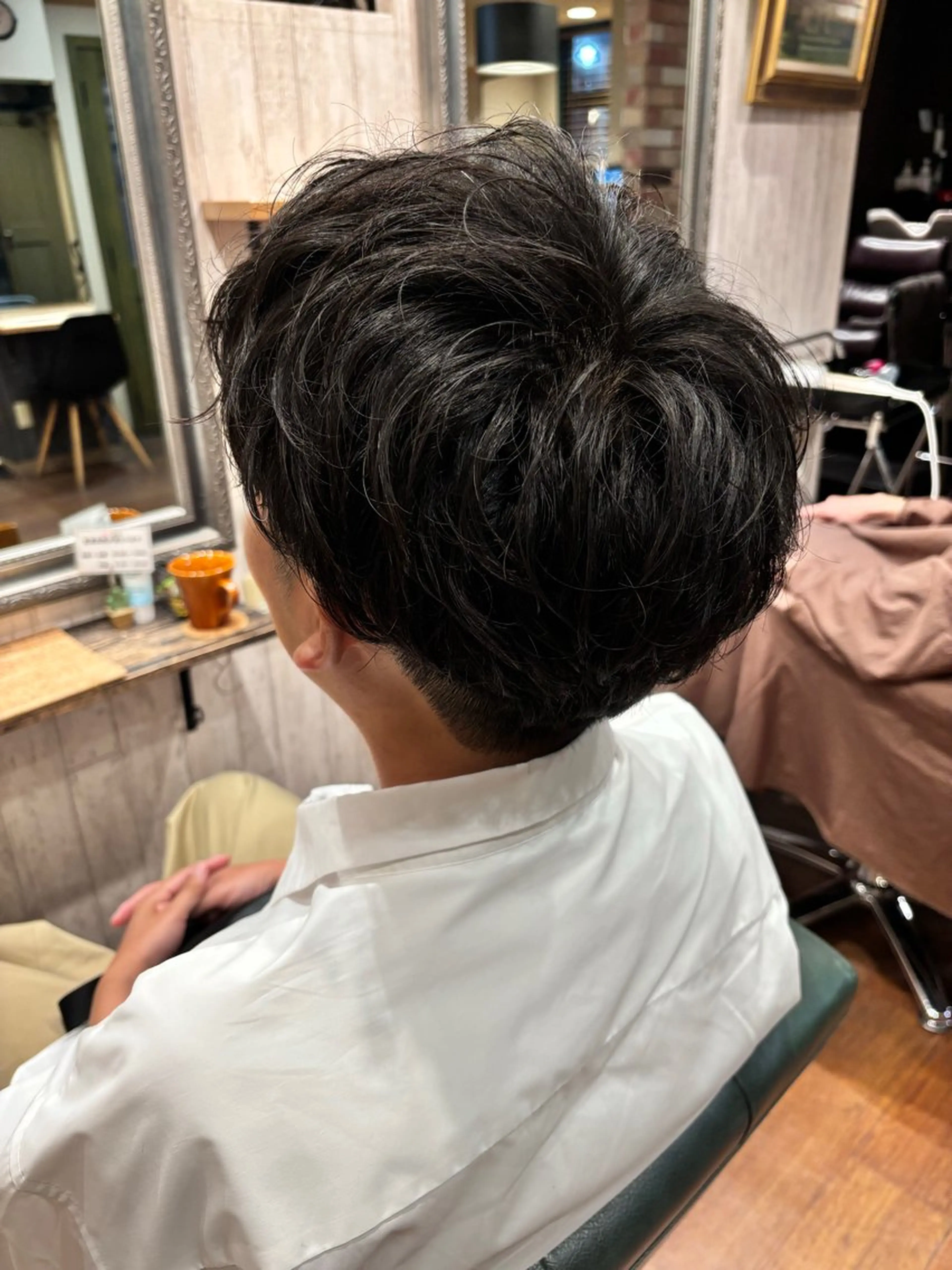 ショート パーマ メンズ 齋藤 瑞樹のヘアスタイル