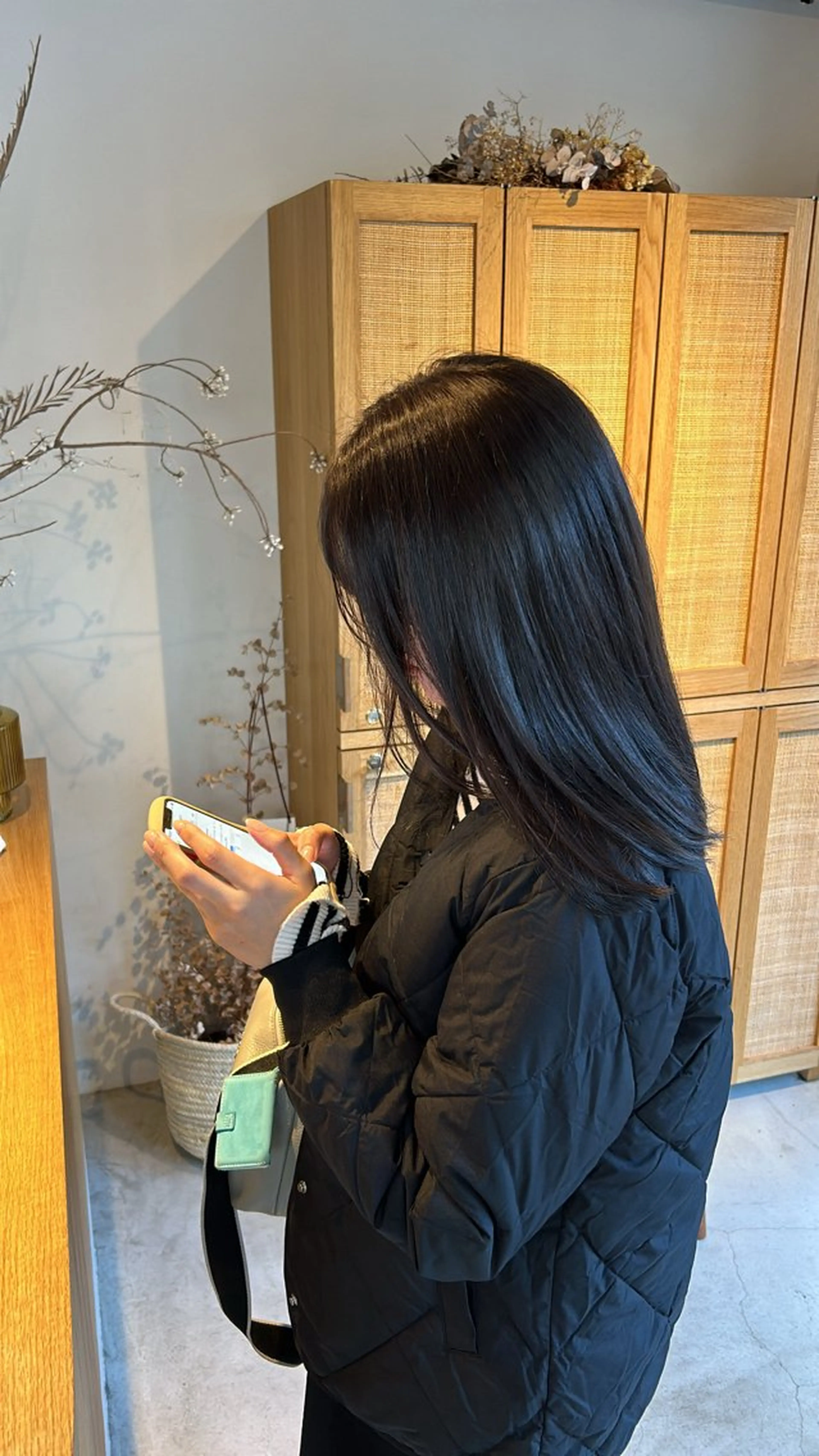 ミディアム カラー PELEハイトーン shinobuのヘアスタイル