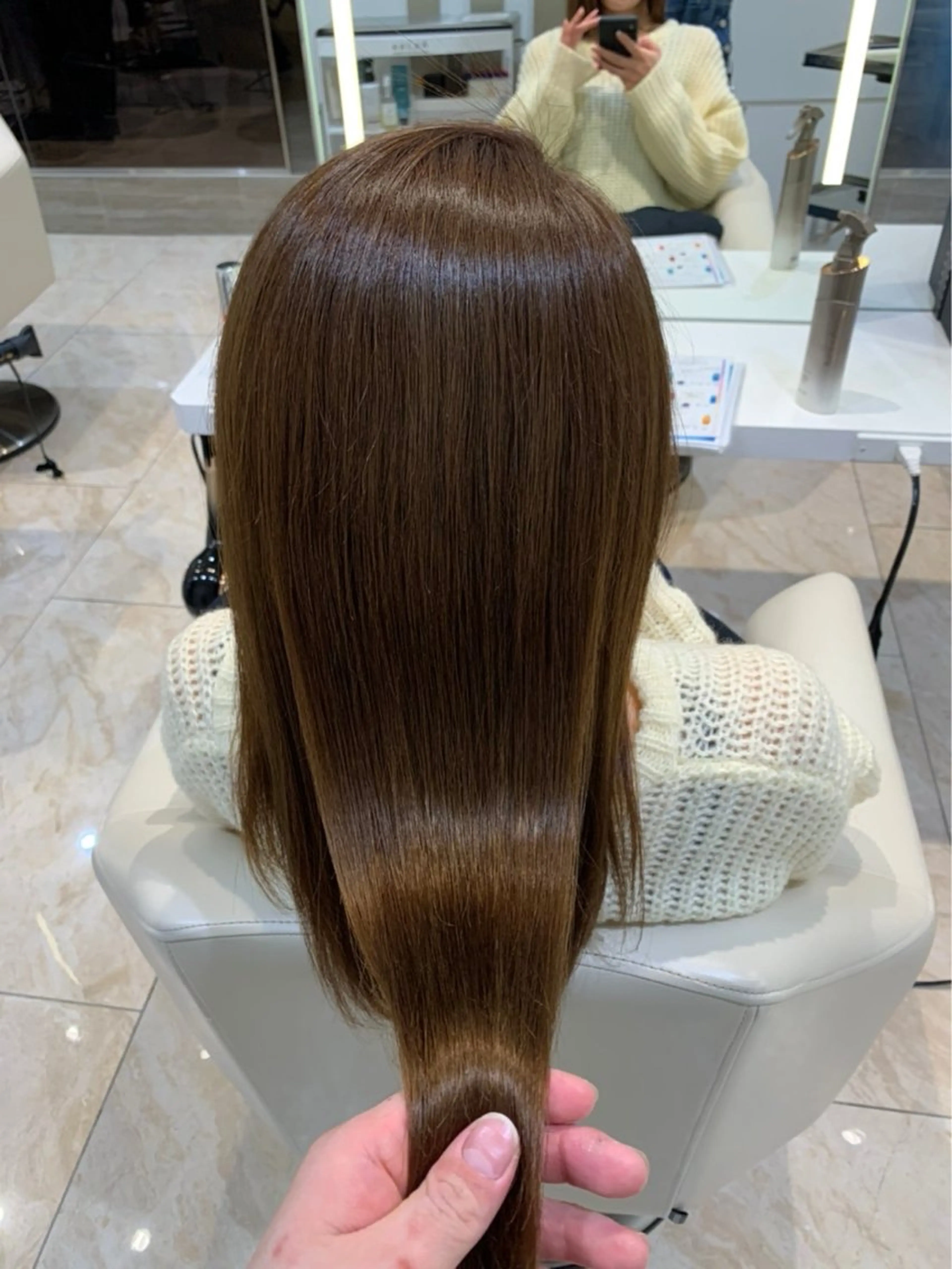 ロング ヘアカラー トリートメント ナチュラルカラー/ ヘッドスパ/まゆ🐼の眉毛・アイブロウイメージ