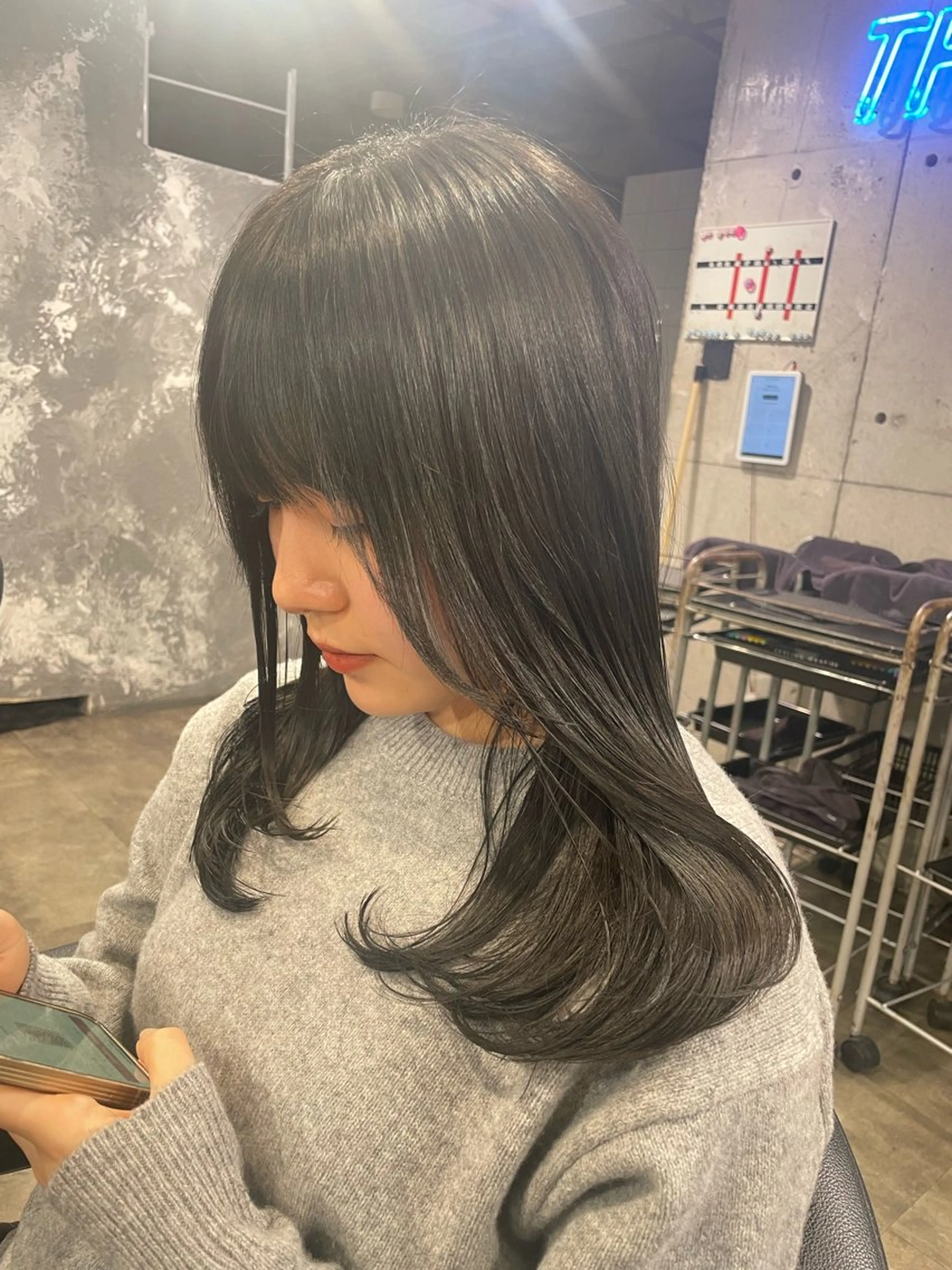 ミディアム カラー 艶髪/透明感🪽 DISCO🪽のヘアスタイル