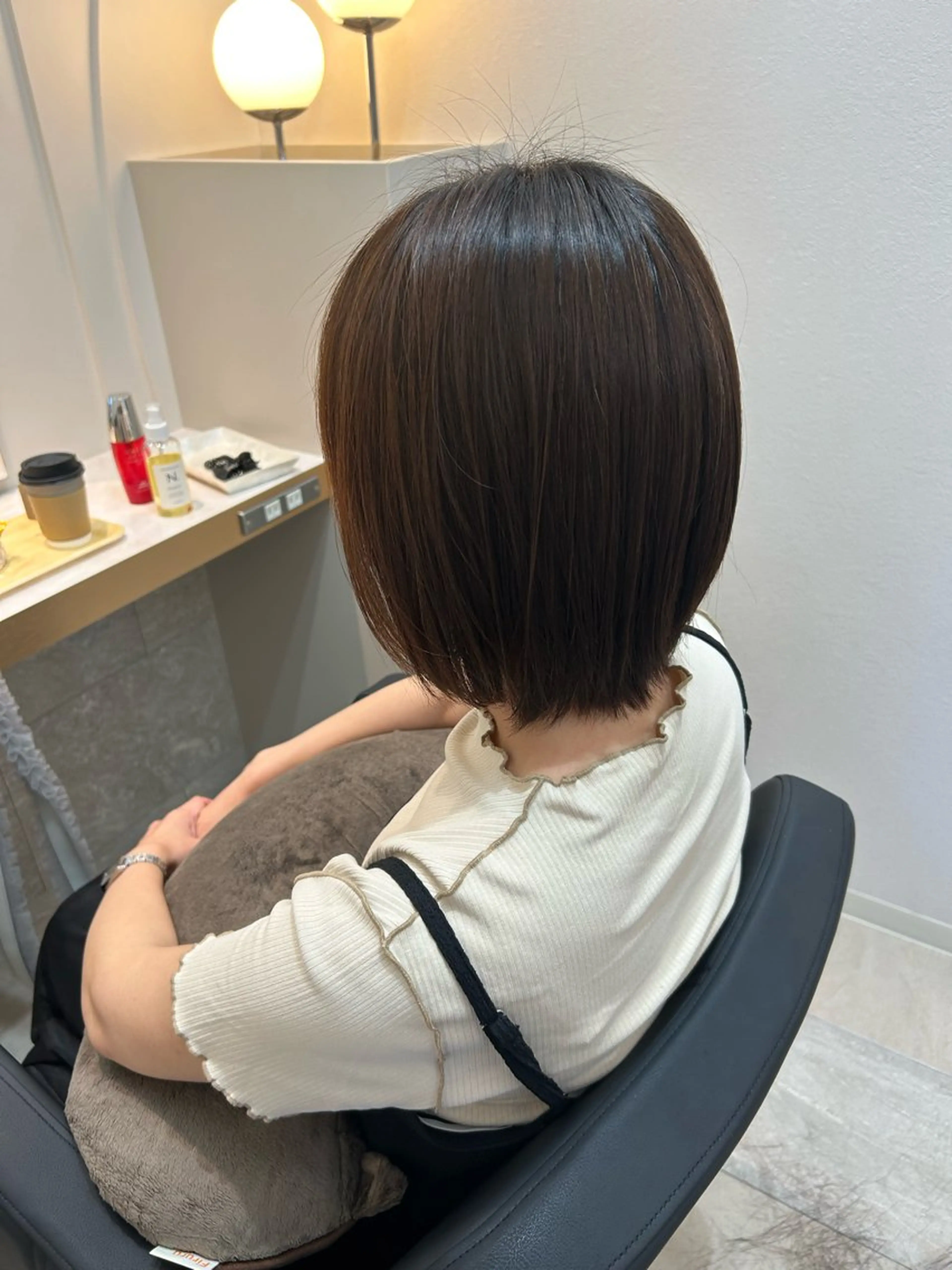 ショート 縮毛矯正 トリートメント roan宗像店 HIROMIのヘアスタイル