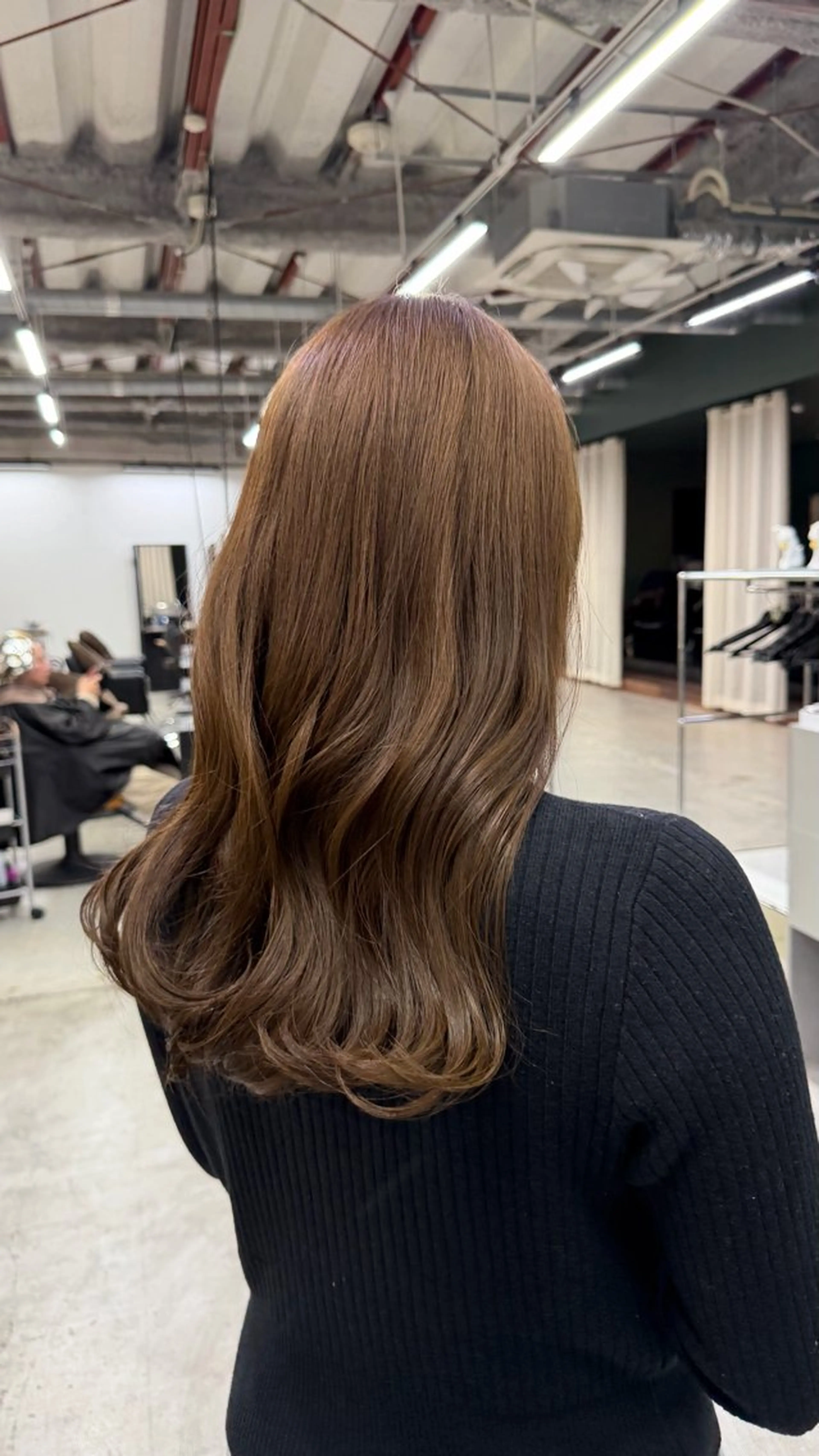 セミロング ヘアカラー ヘッドスパ 透明感カラー🫧×癒 しスパ鈴木思音のヘアスタイル