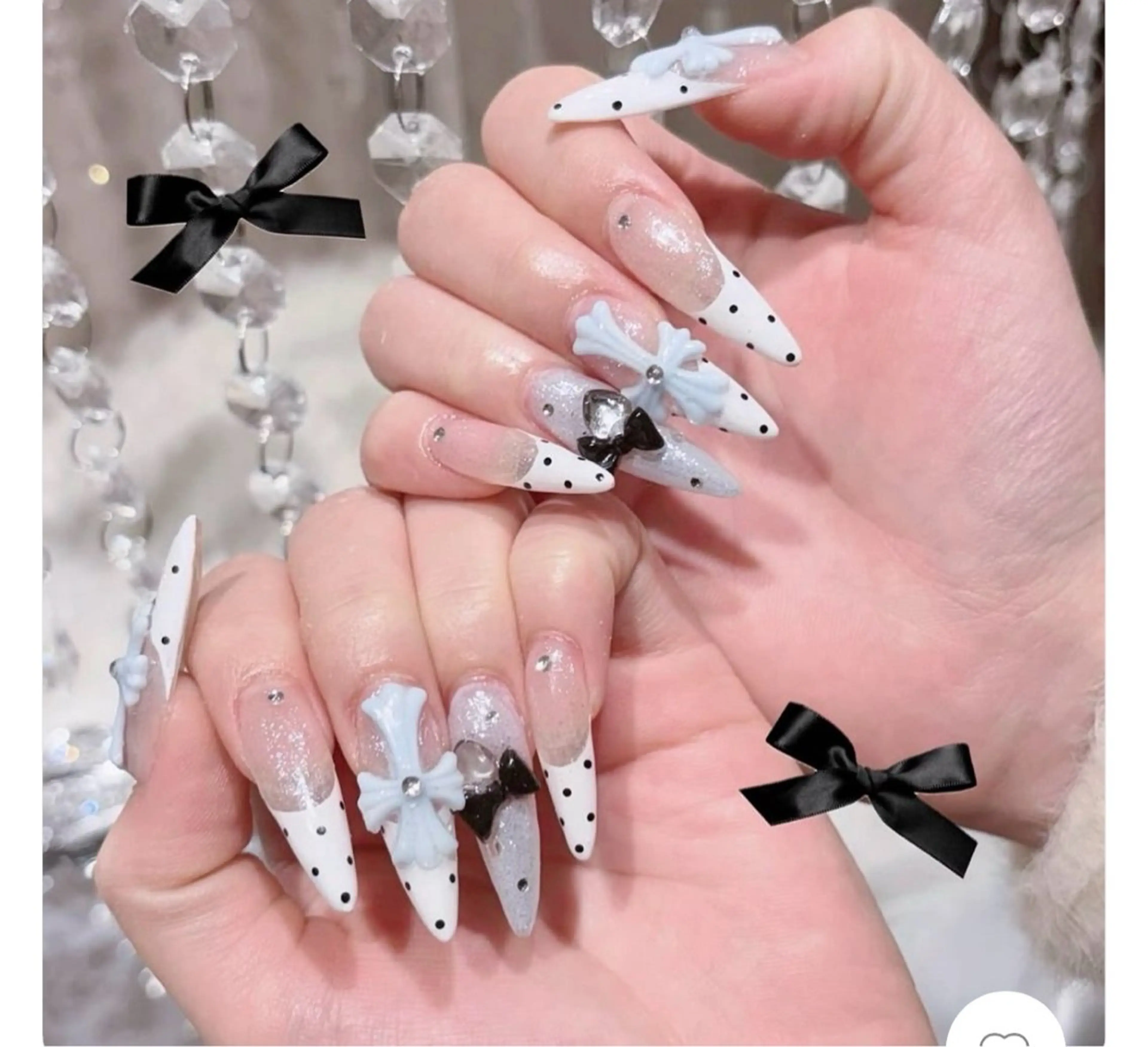 ネイル フレンチネイル キラキラネイル 韓国ネイル シンプルネイル ワンホンネイル ハンドネイル MEI Nailのネイルデザイン