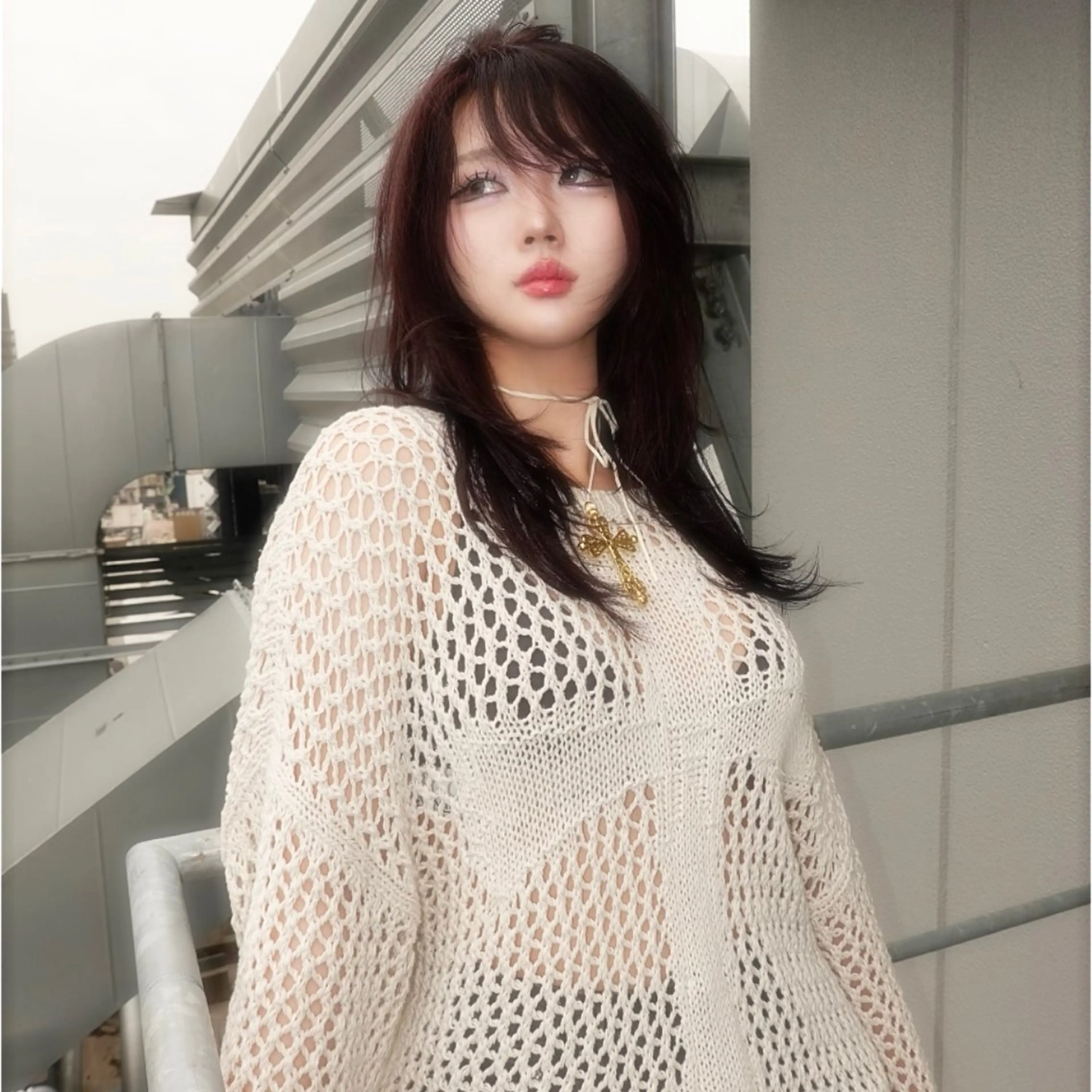 ロング カラー ﾌﾞﾚｲｽﾞ˚✧₊⁎ ﾚｲﾔｰToriのヘアスタイル