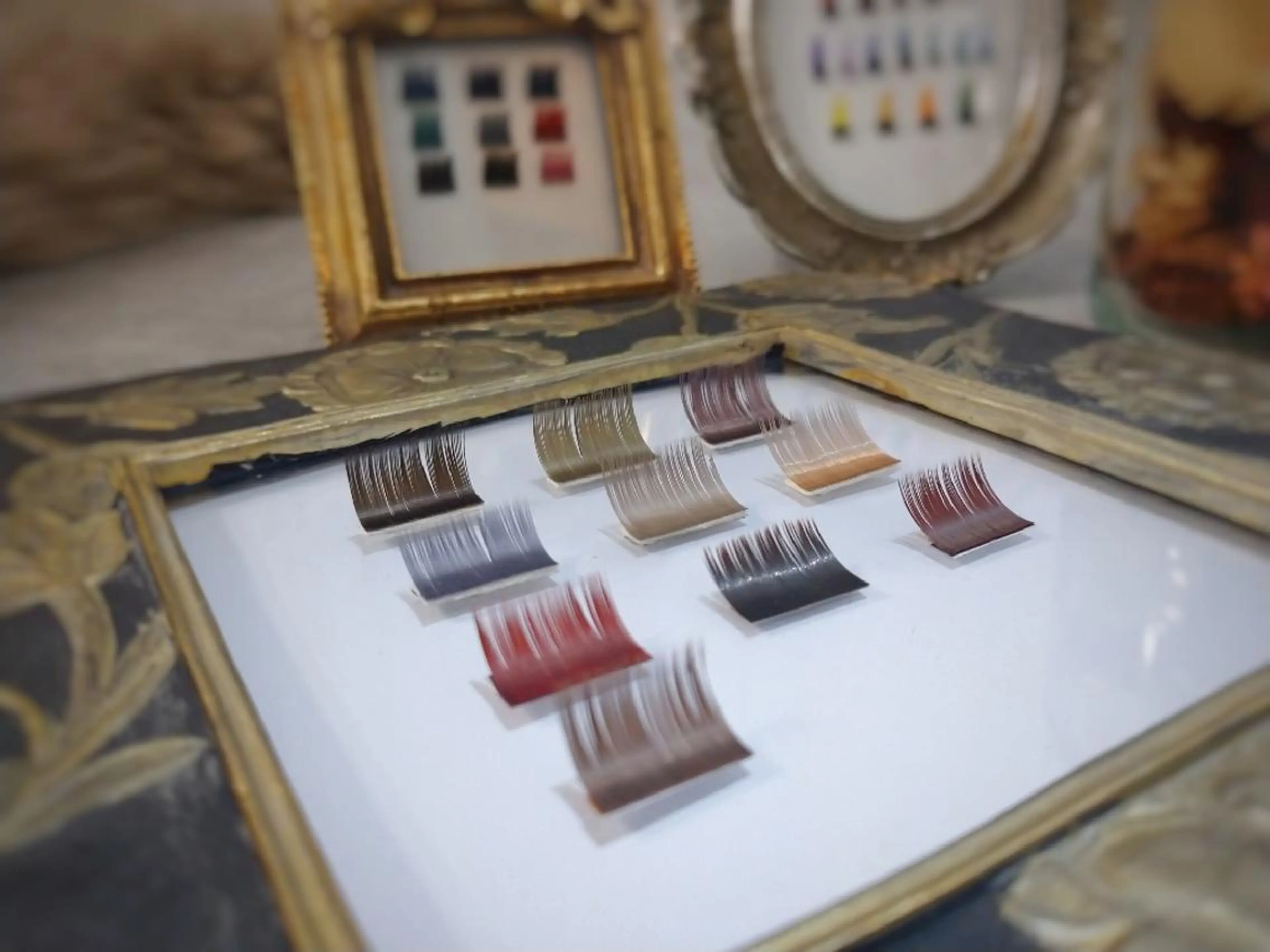 マツエク・マツパ フラットラッシュ セーブル salon de  miiiのマツエク・マツパデザイン