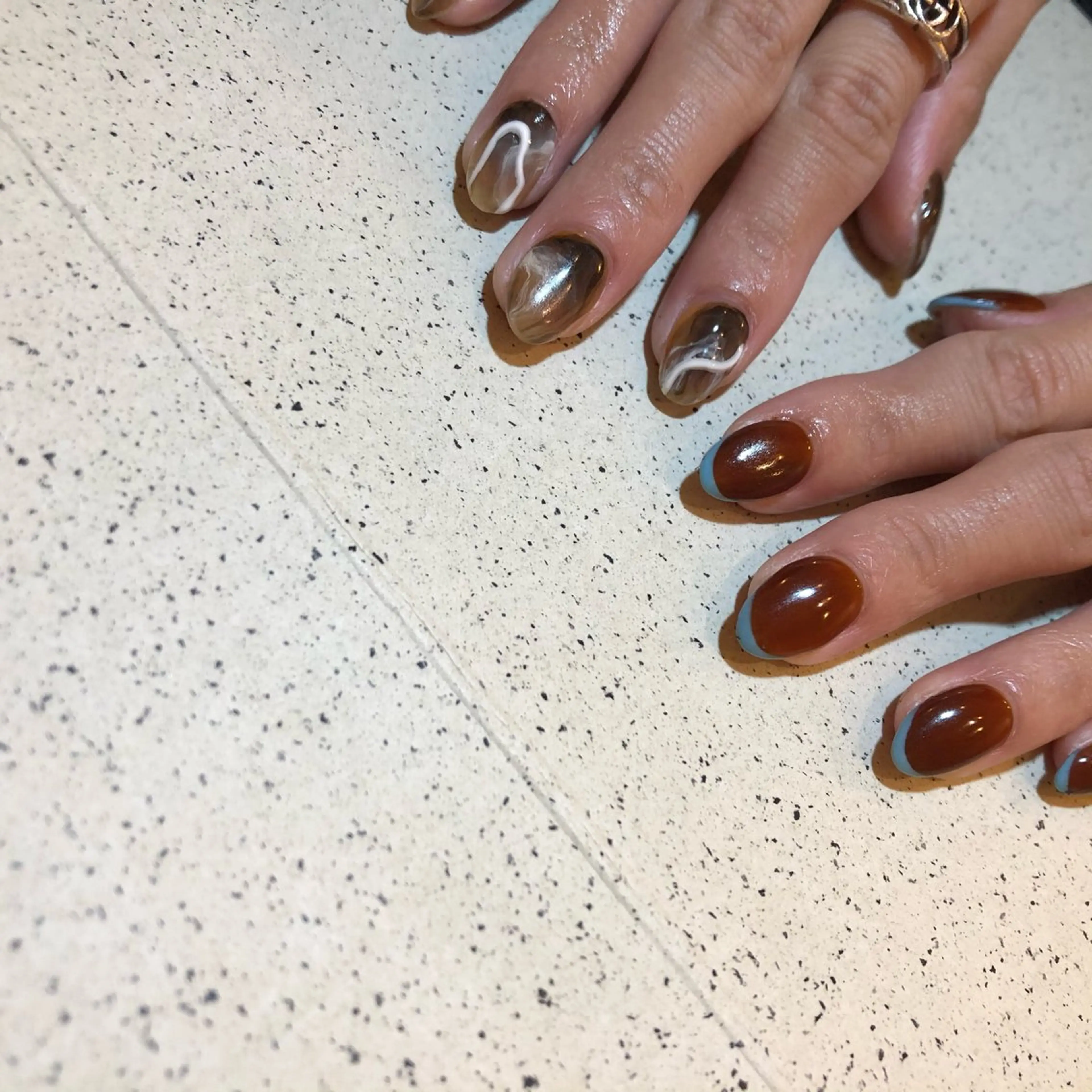 ネイル ハンドネイル フットネイル 🌕akuri🌖 渋谷/nuanceのネイルデザイン