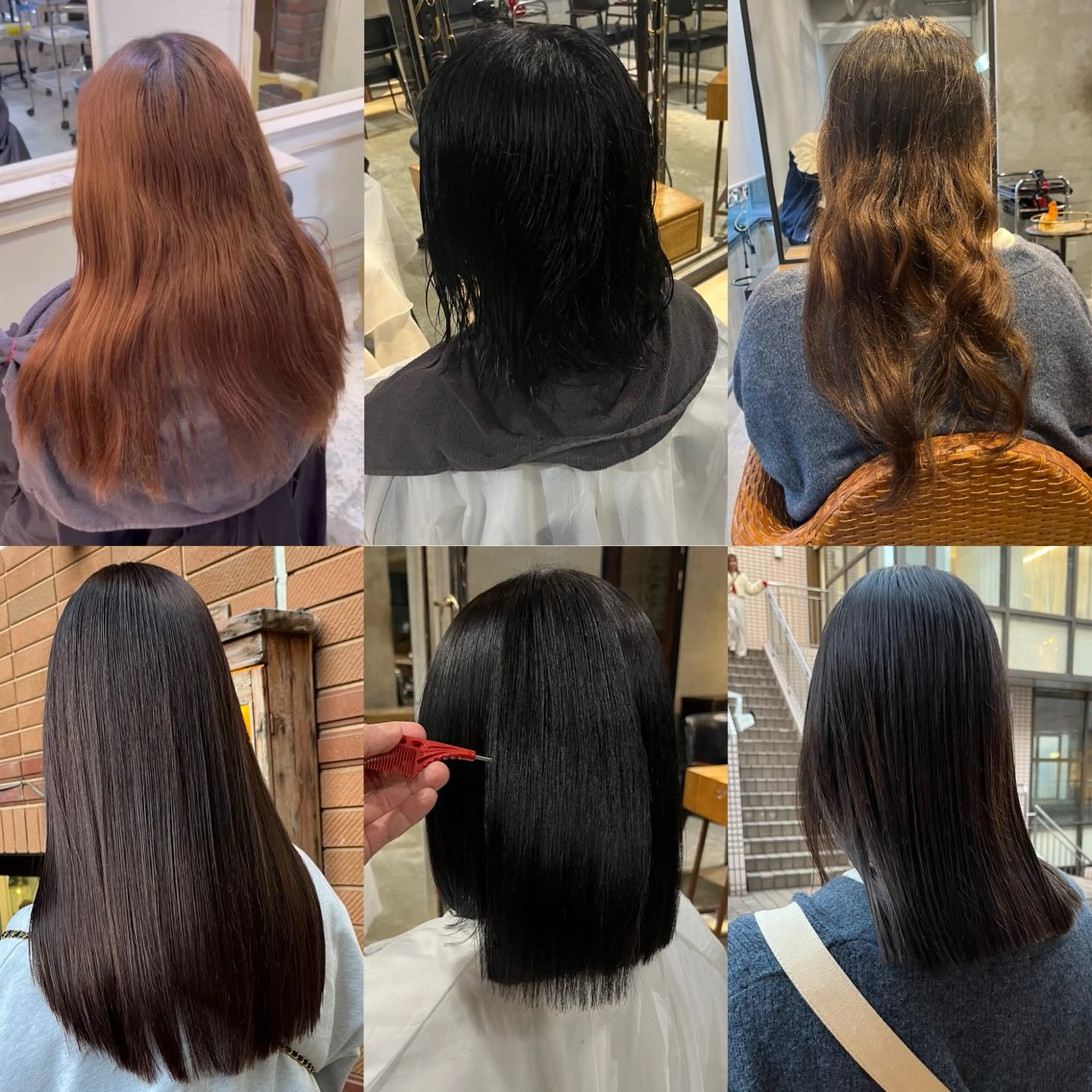 ロング カラー パーマ ヘアアレンジ ハイトーン/美髪矯正 🍃大江拓実のヘアスタイル