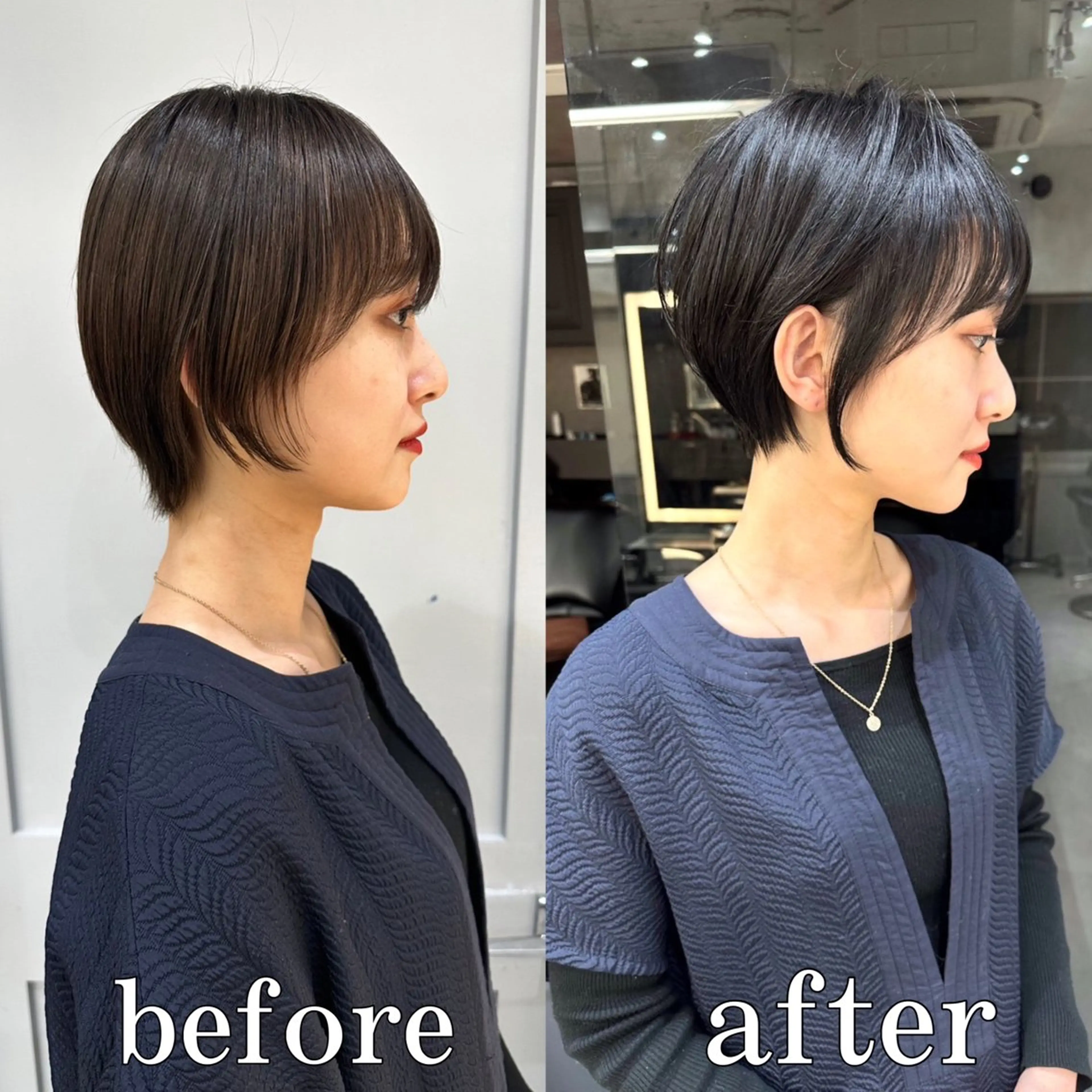 ショート カット ヘアカラー トリートメント 美髪❣️縮毛矯正/ 髪質改善✨/山本のヘアスタイル