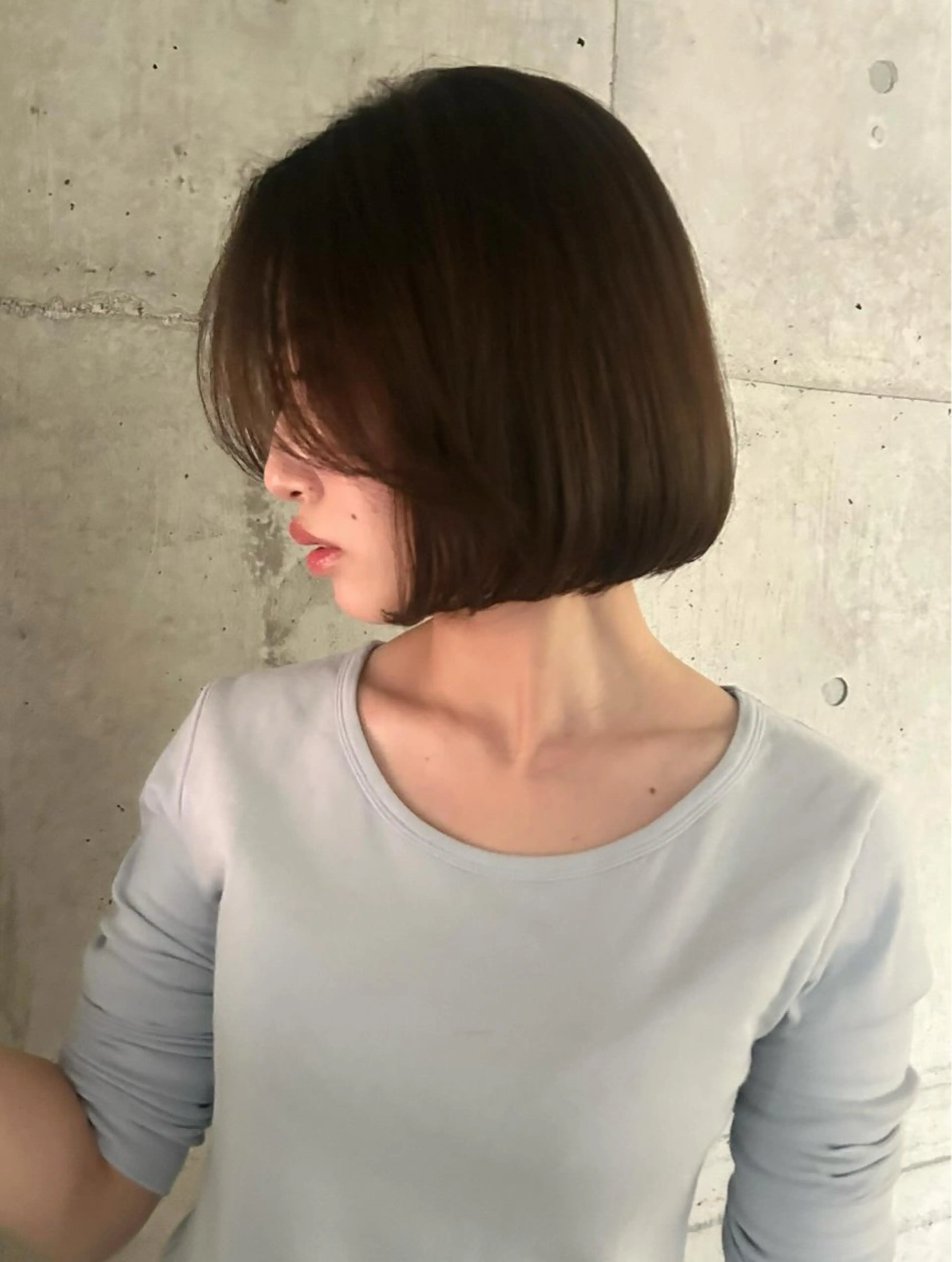 ショート カラー カット 韓国ボブ/レイヤー ボブ/ EMIRIのヘアスタイル