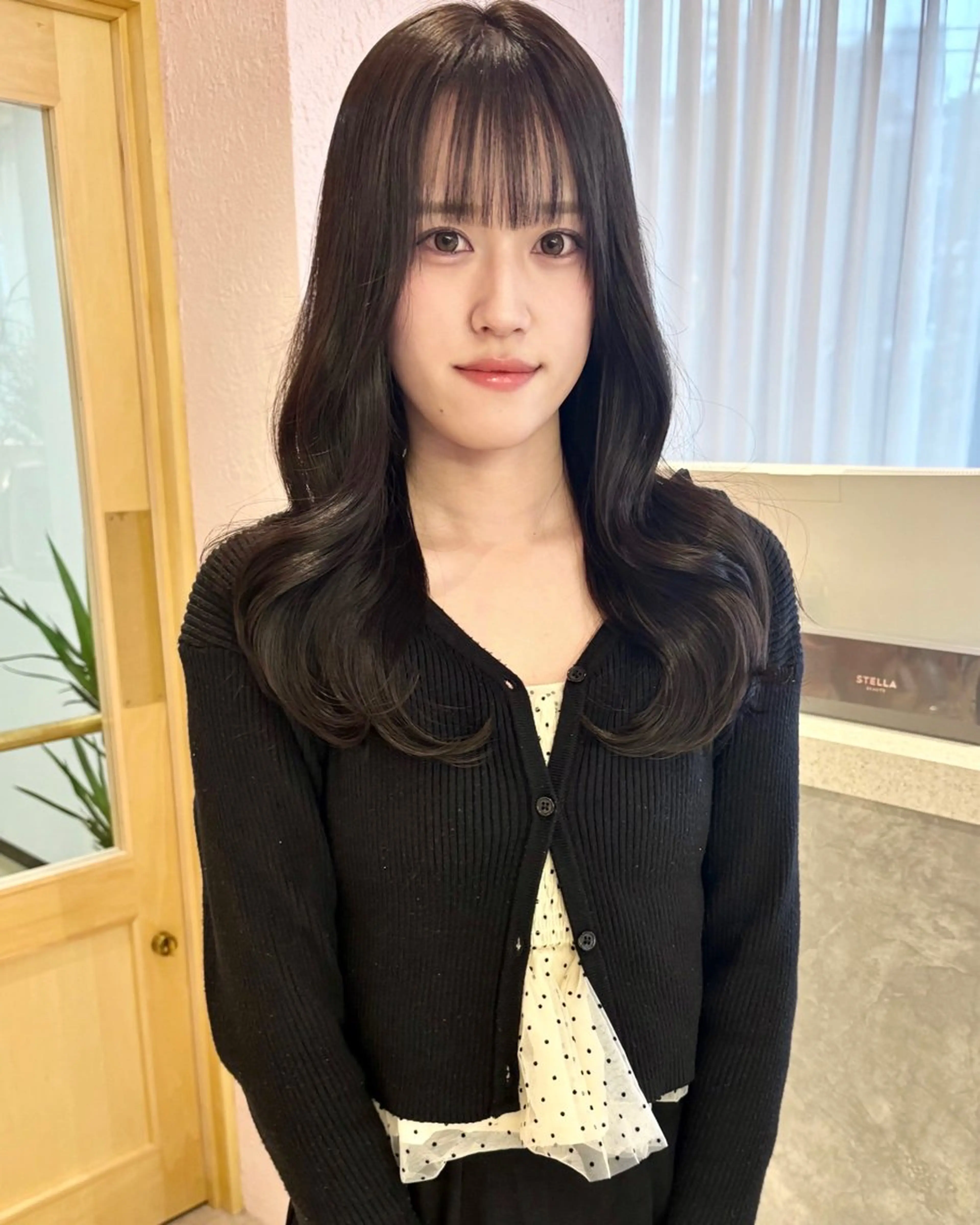 セミロング カット ヘアカラー トリートメント merc. 福田茜のヘアスタイル