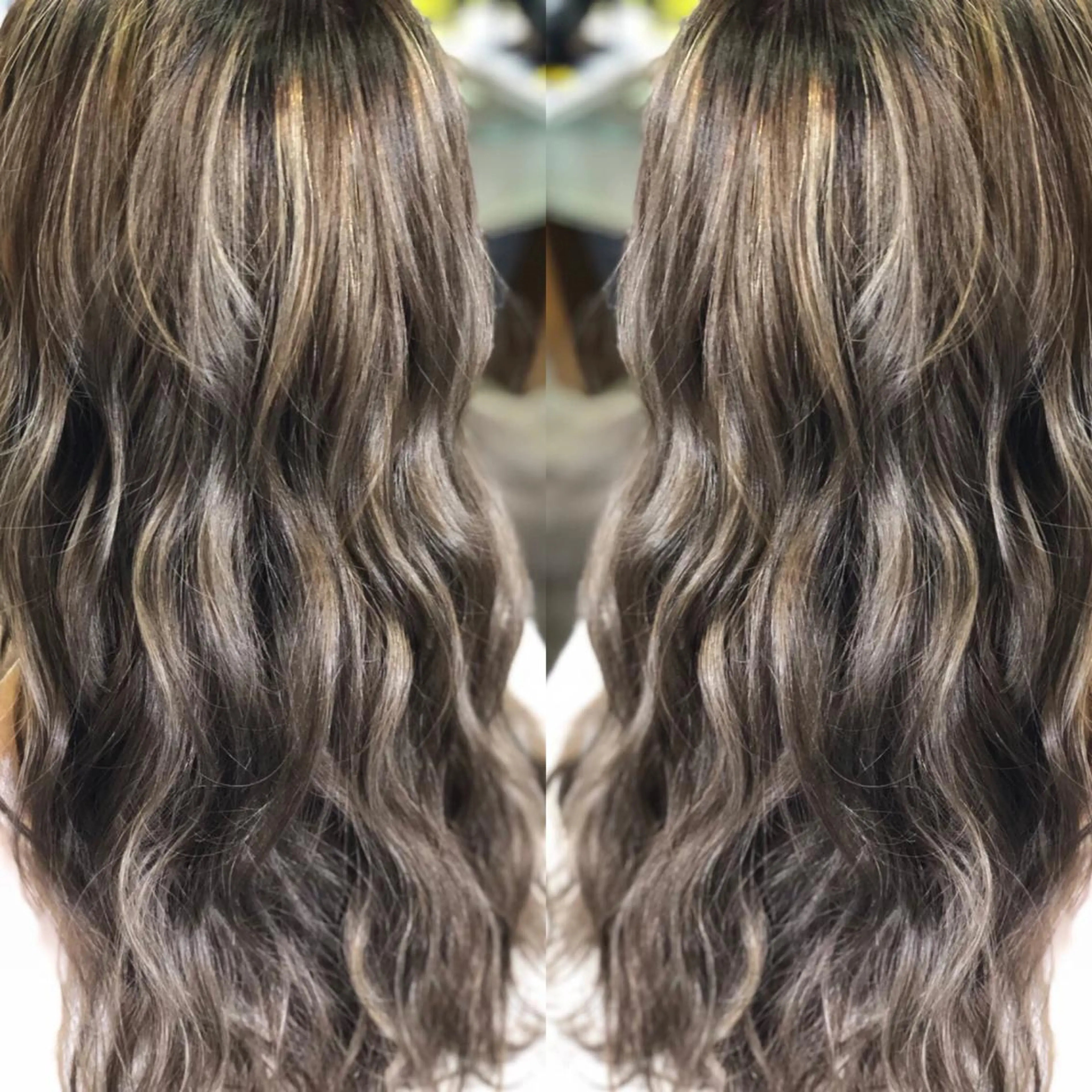 ロング ヘアカラー トリートメント 西村 雄二/エクステのヘアスタイル