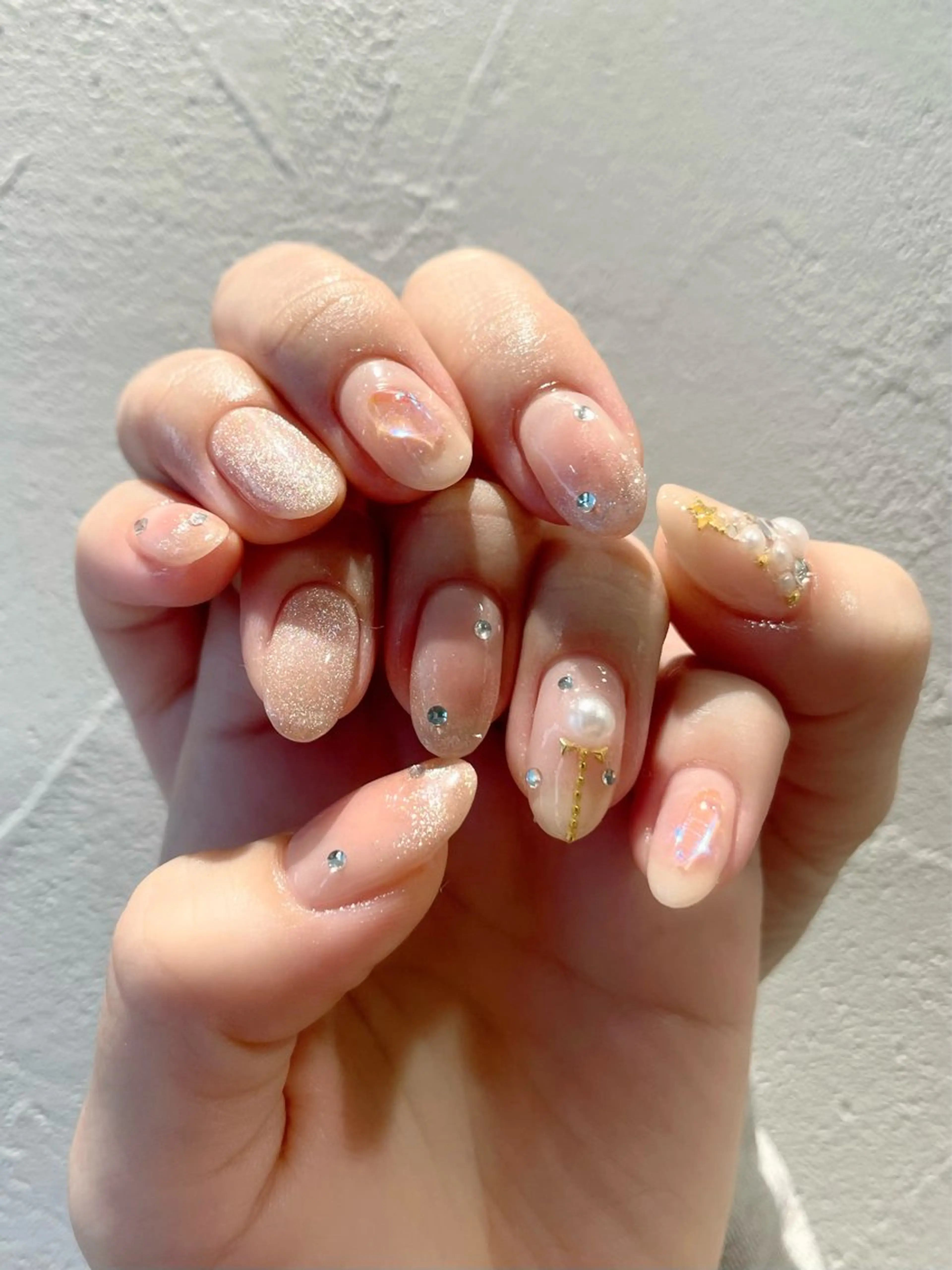 ネイル 冬ネイル クリスマス ハンドネイル 佐藤 まりえのネイルデザイン