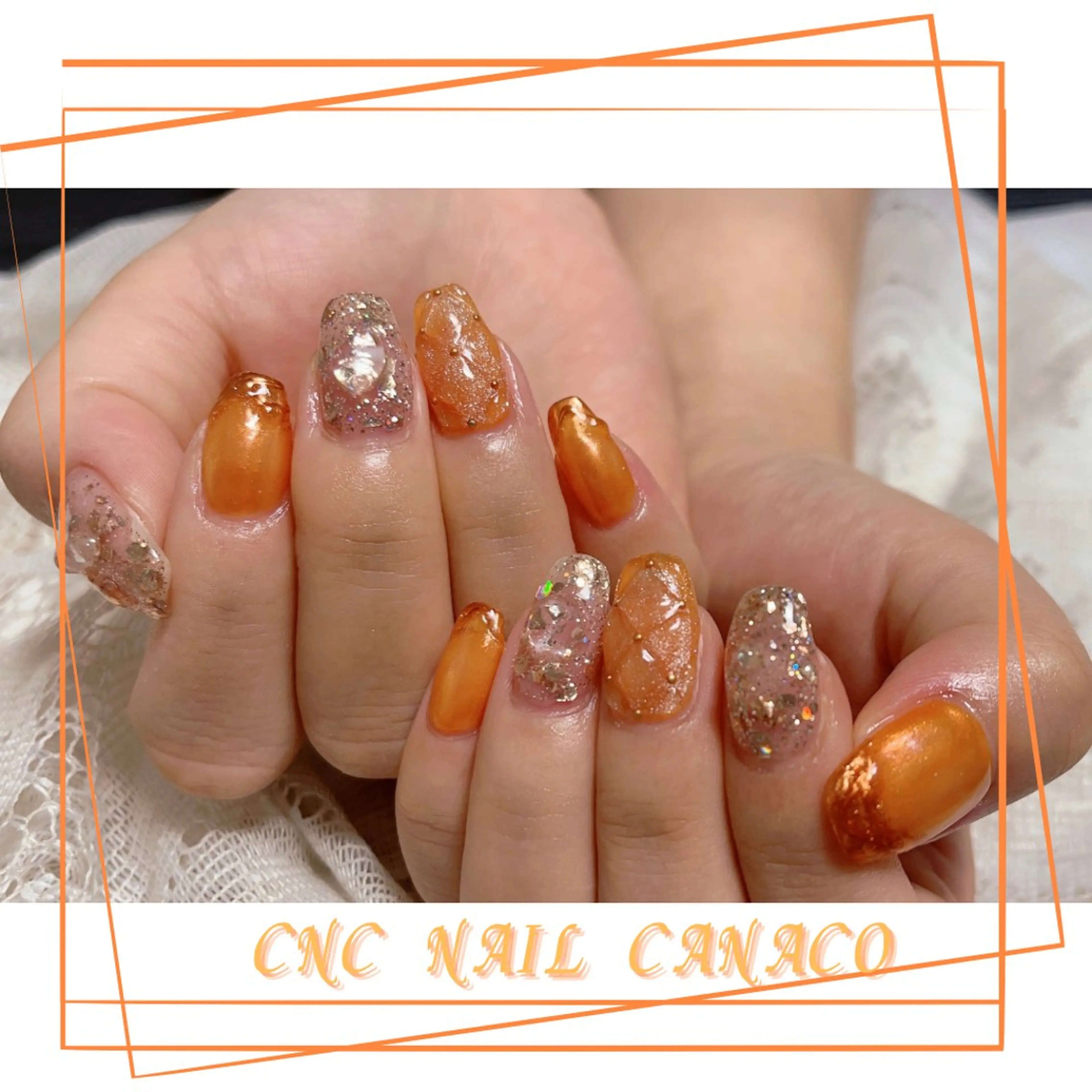 ネイル アートネイル ジェルネイル メンズネイル ミラーネイル 持ち込み ハンドネイル ハンドケア ベテランネイル cnc  nailのネイルデザイン