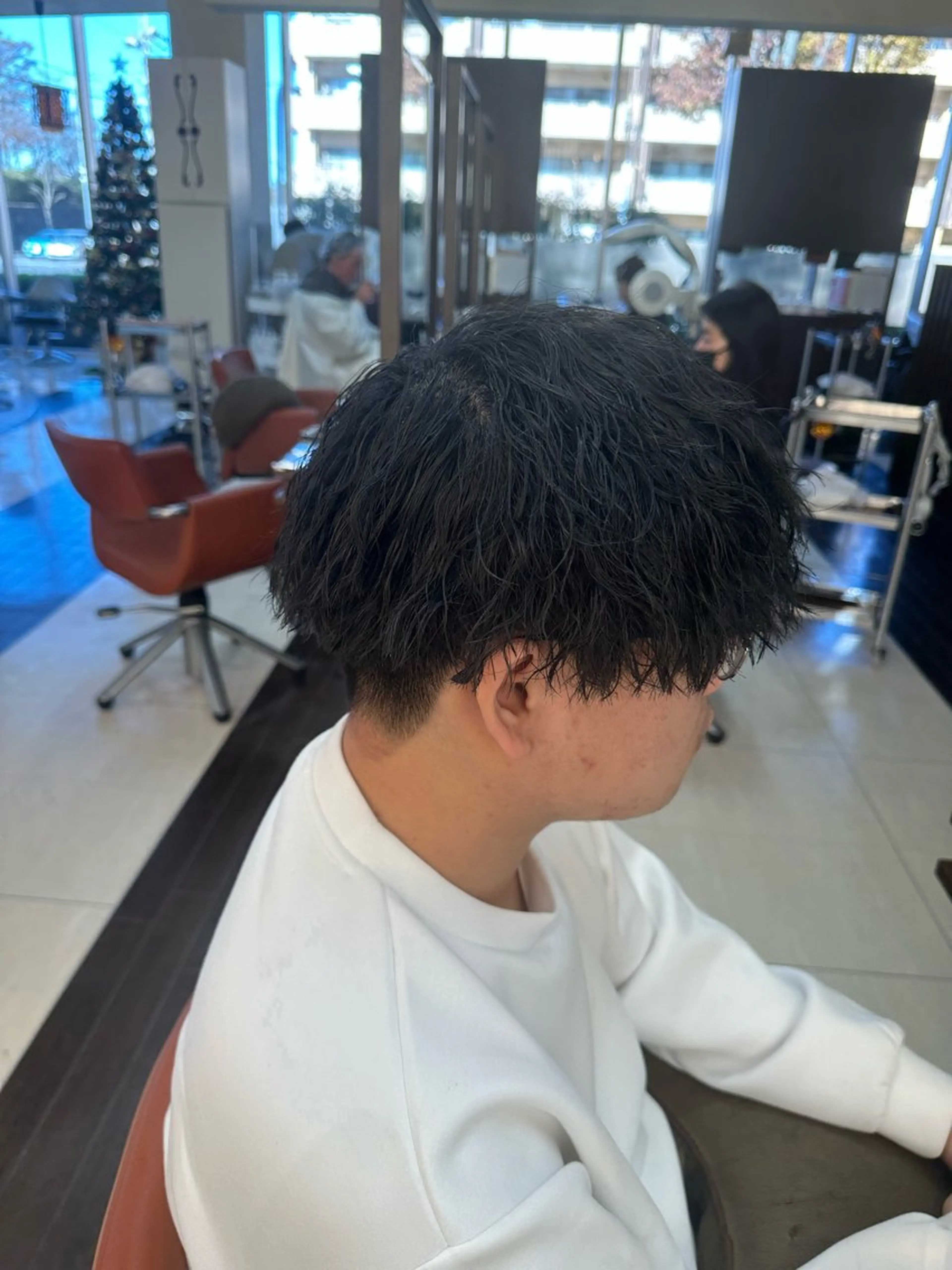 ショート カラー パーマ メンズ カット パーマ ヘアセット 毎月230人担当/ メンズヘア/清和武虎のヘアスタイル