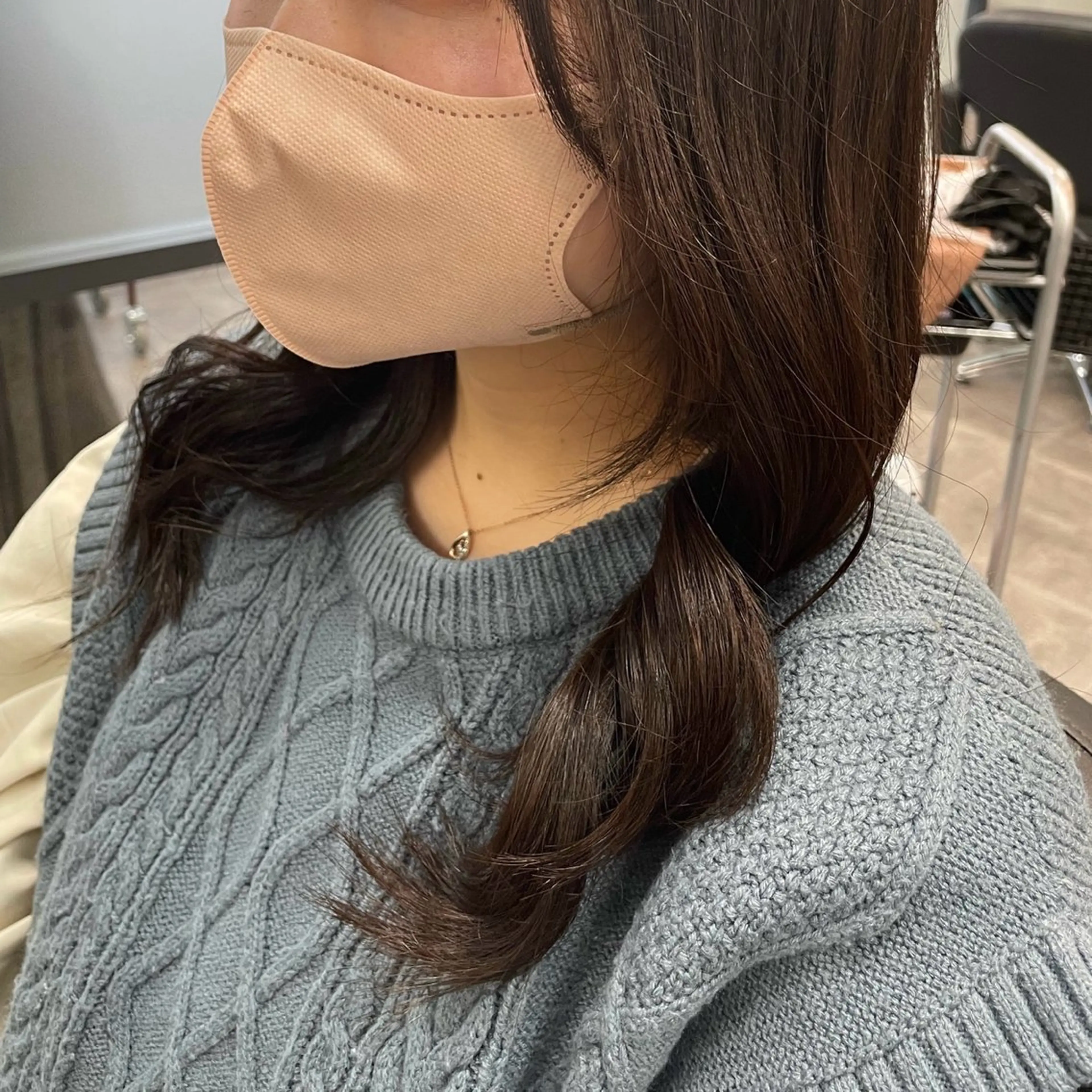 セミロング カラー アディクシーカラー カット ヘアカラー トリートメント ALLEN hair /まなのヘアスタイル