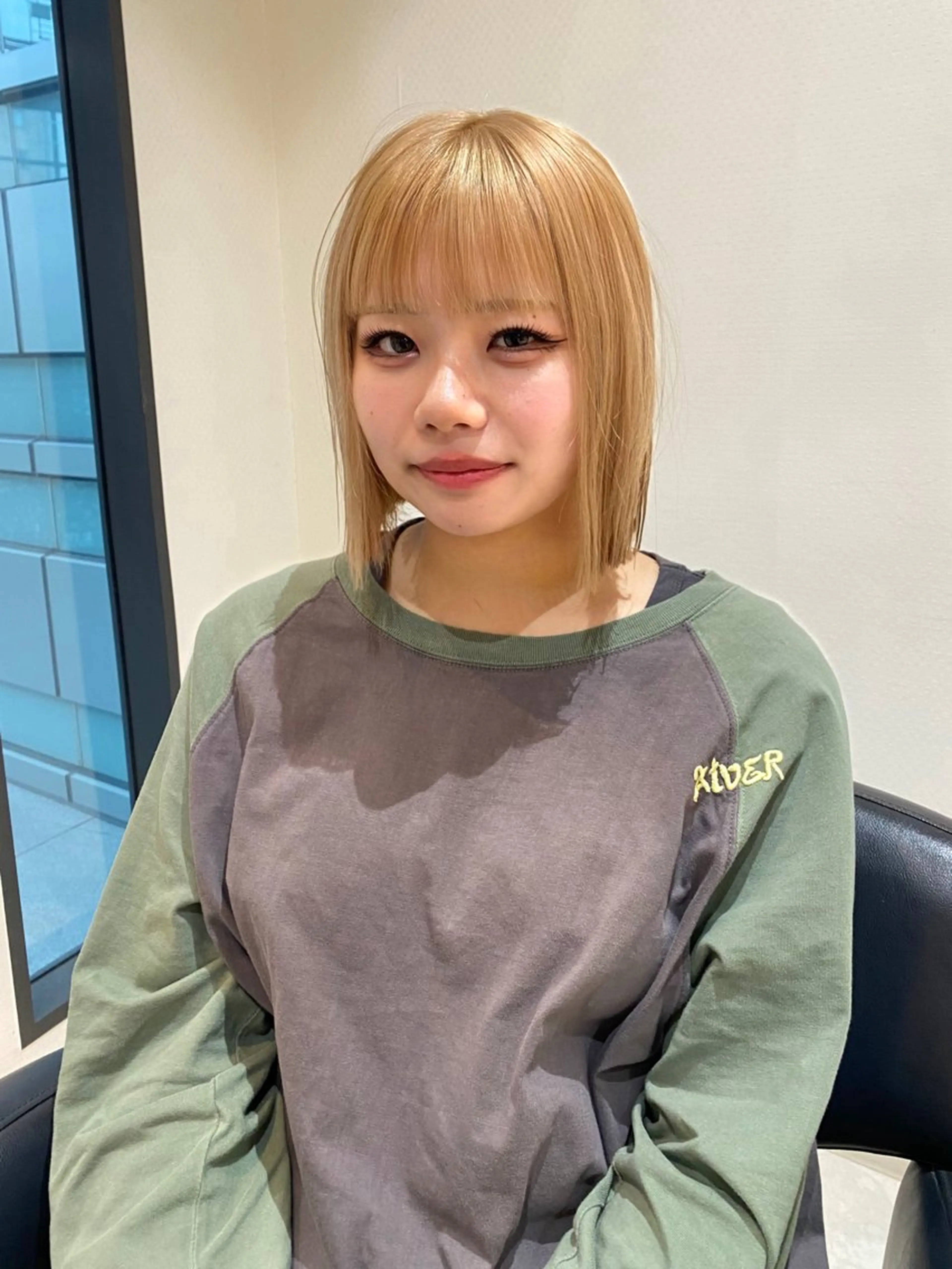 ショート カラー ハイトーンカラー ボブ カット ヘアカラー トリートメント mai / linoah˚✧のヘアスタイル