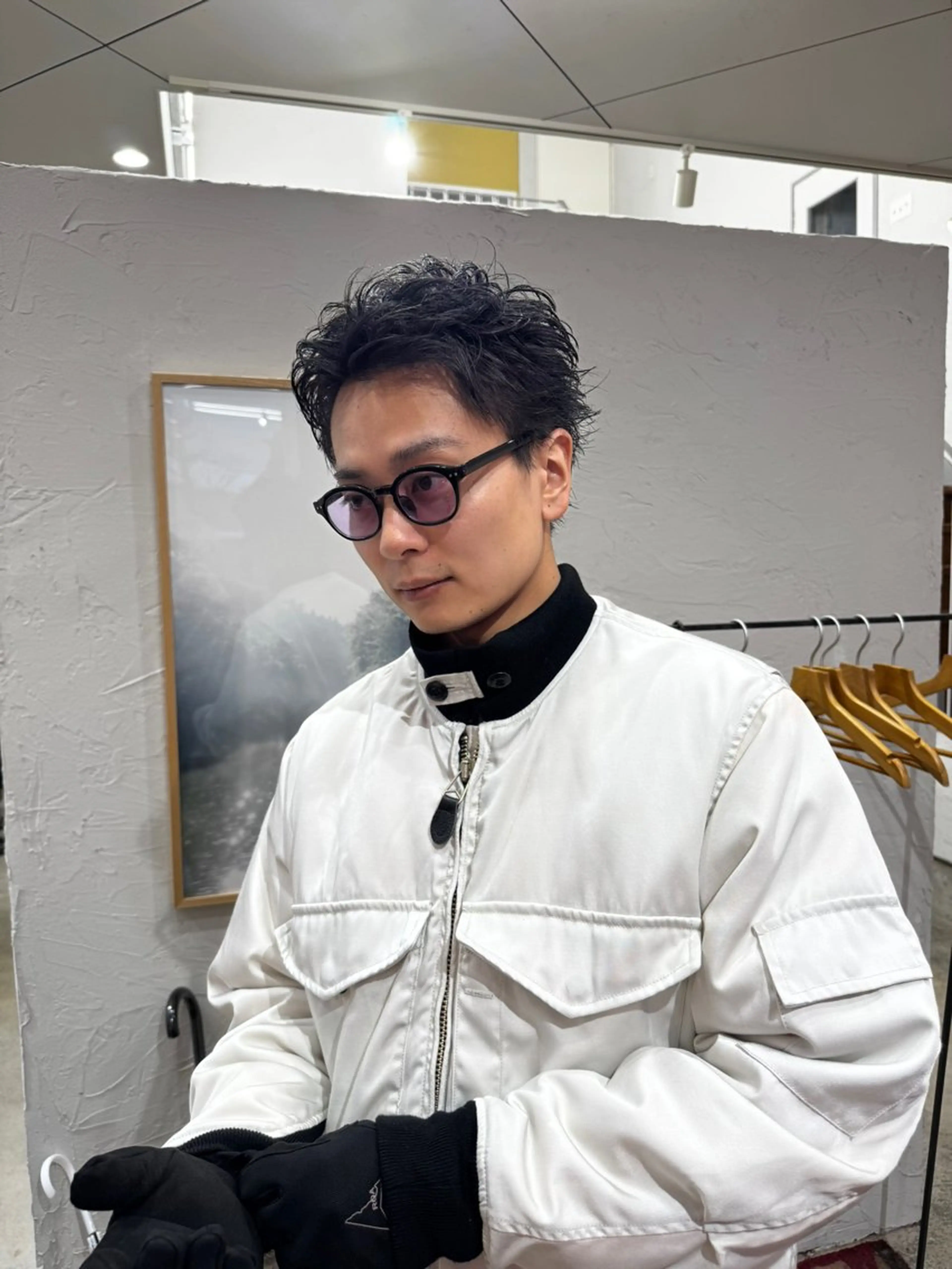 ショート メンズ メンズショート くせ毛 ショートヘア hair vaton所属・ヤハタ ダイキのヘアスタイル