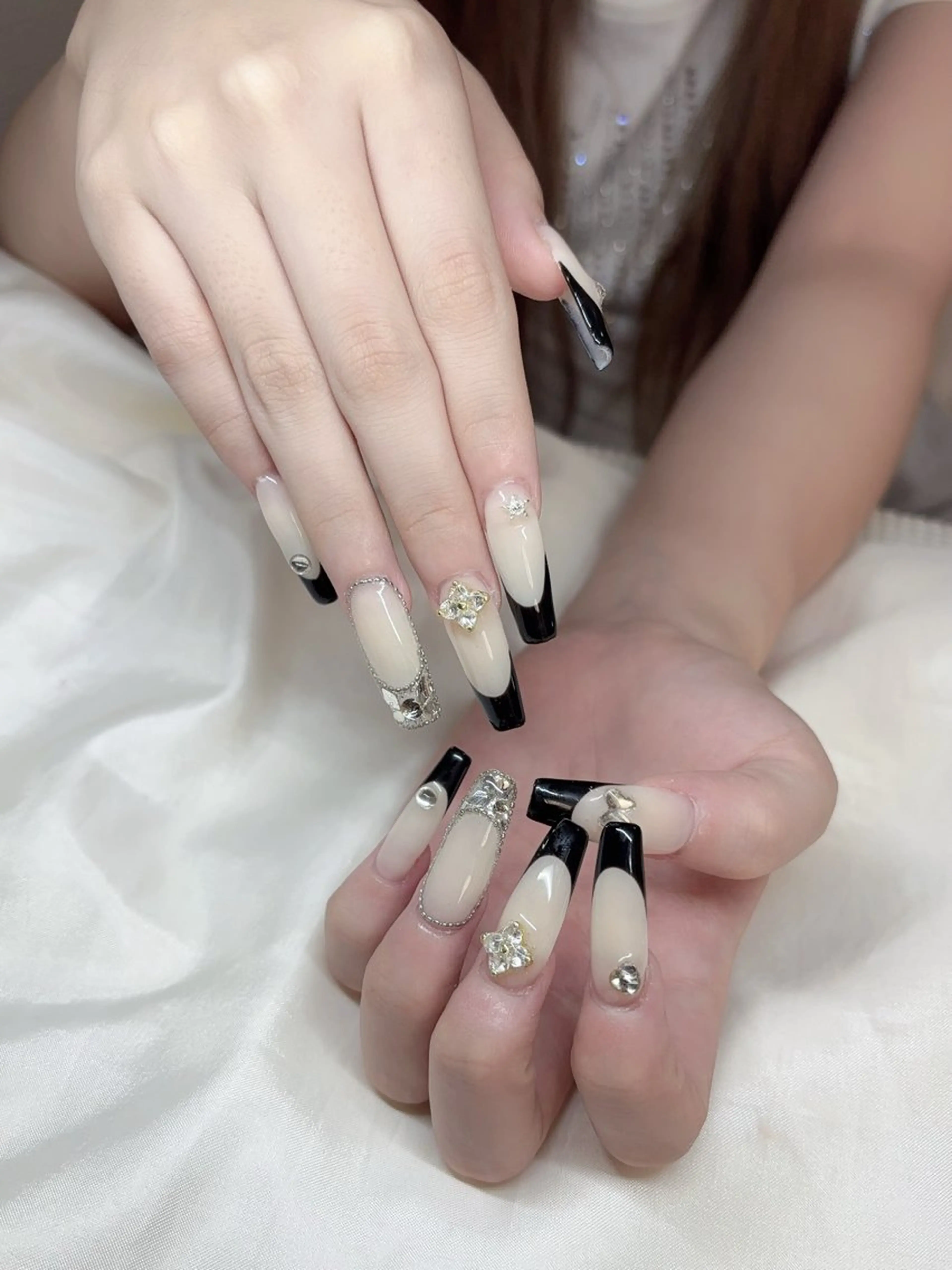 ネイル 韓国ネイル 持ち込み ニュアンスネイル ネイルチップ ハンドネイル TABI ANA.CHUOのネイルデザイン