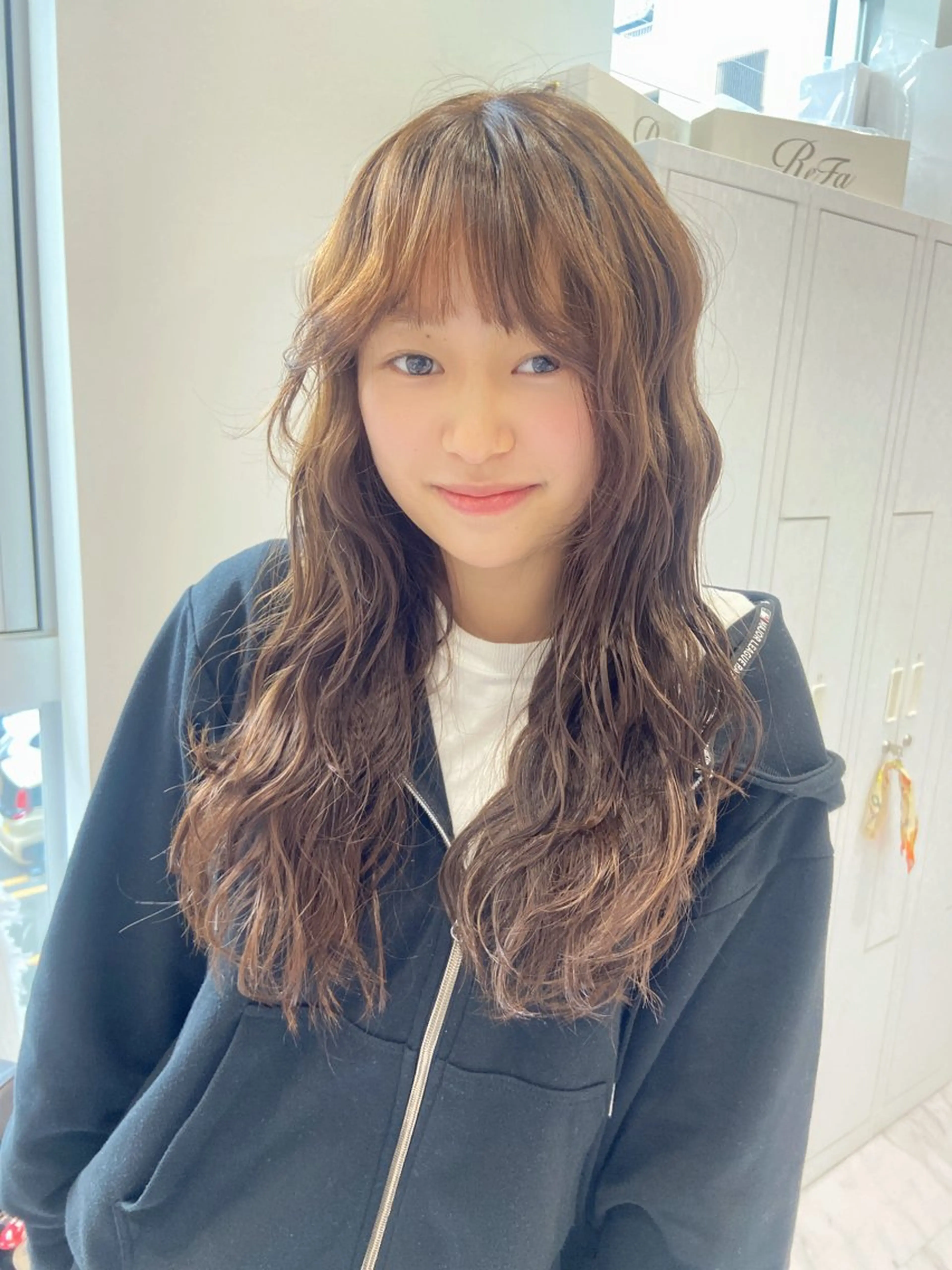 ロング カラー ブリーチ ブリーチなしカラー カット ヘアカラー 名駅/ハイトーン /Y2k/YUNAのヘアスタイル