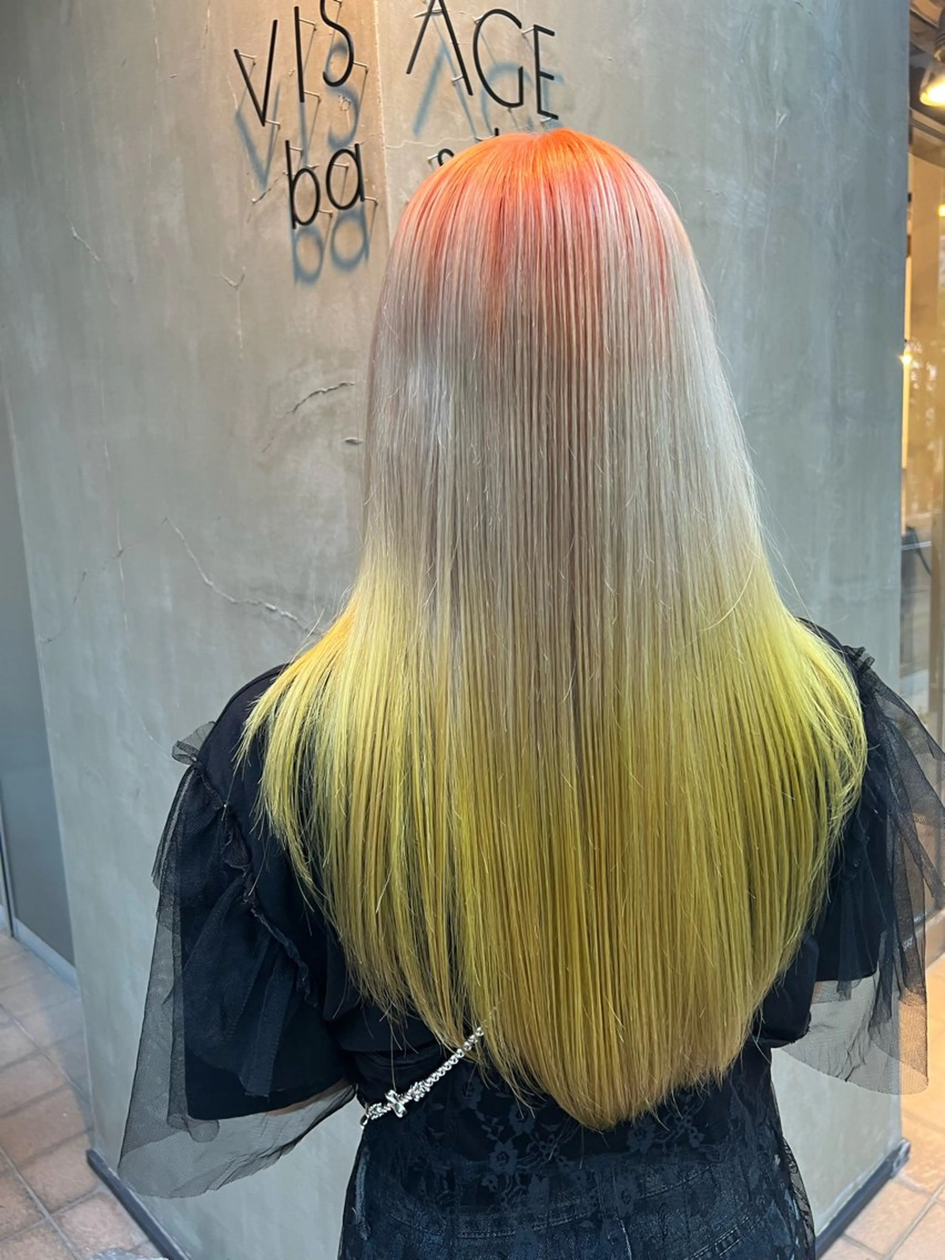 セミロング カラー ヘアカラー トリートメント いぐちしょうた🫧 VISAGEbaskのヘアスタイル