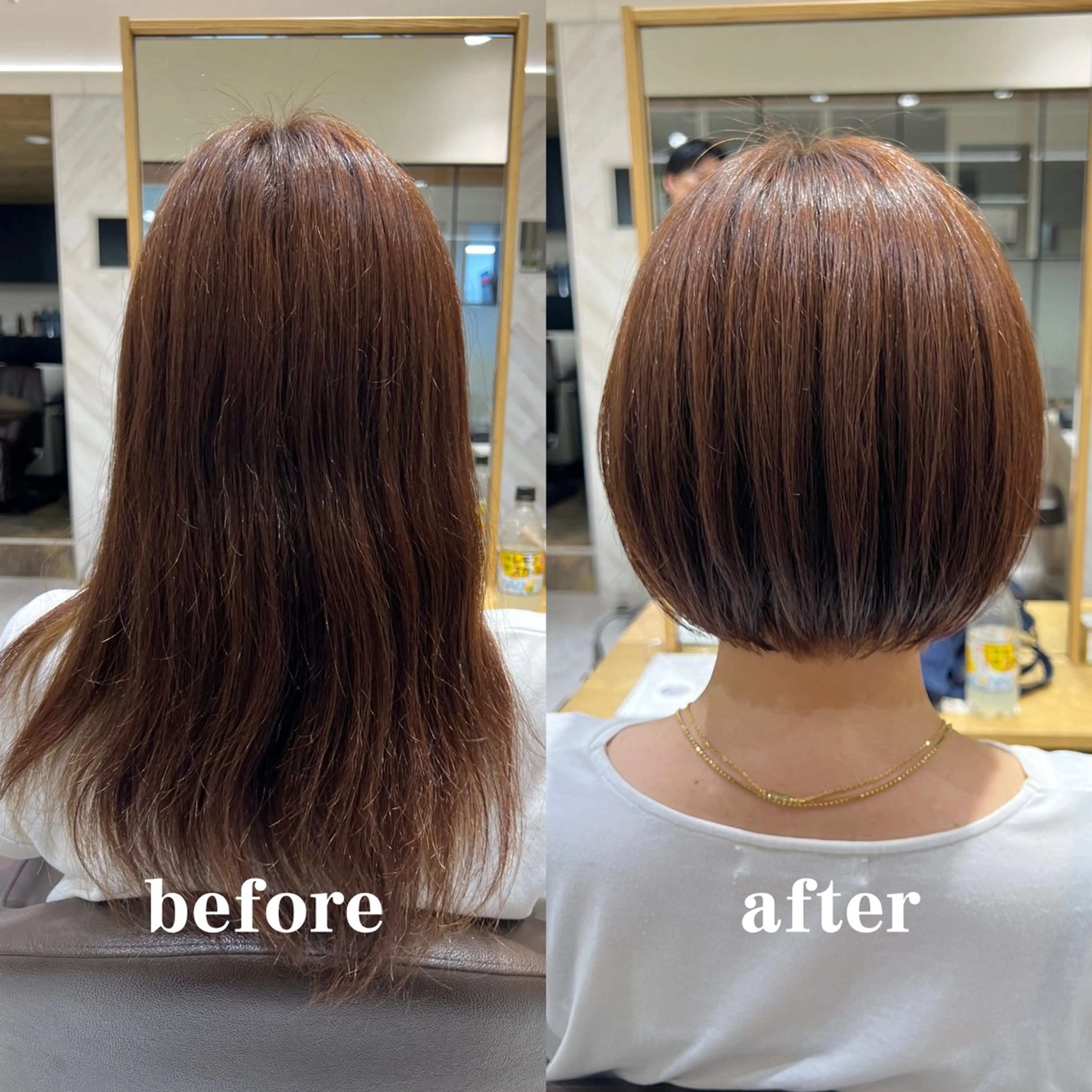 ショート ボブ レイヤー/似合わせ カット横川夕華🫧のヘアスタイル