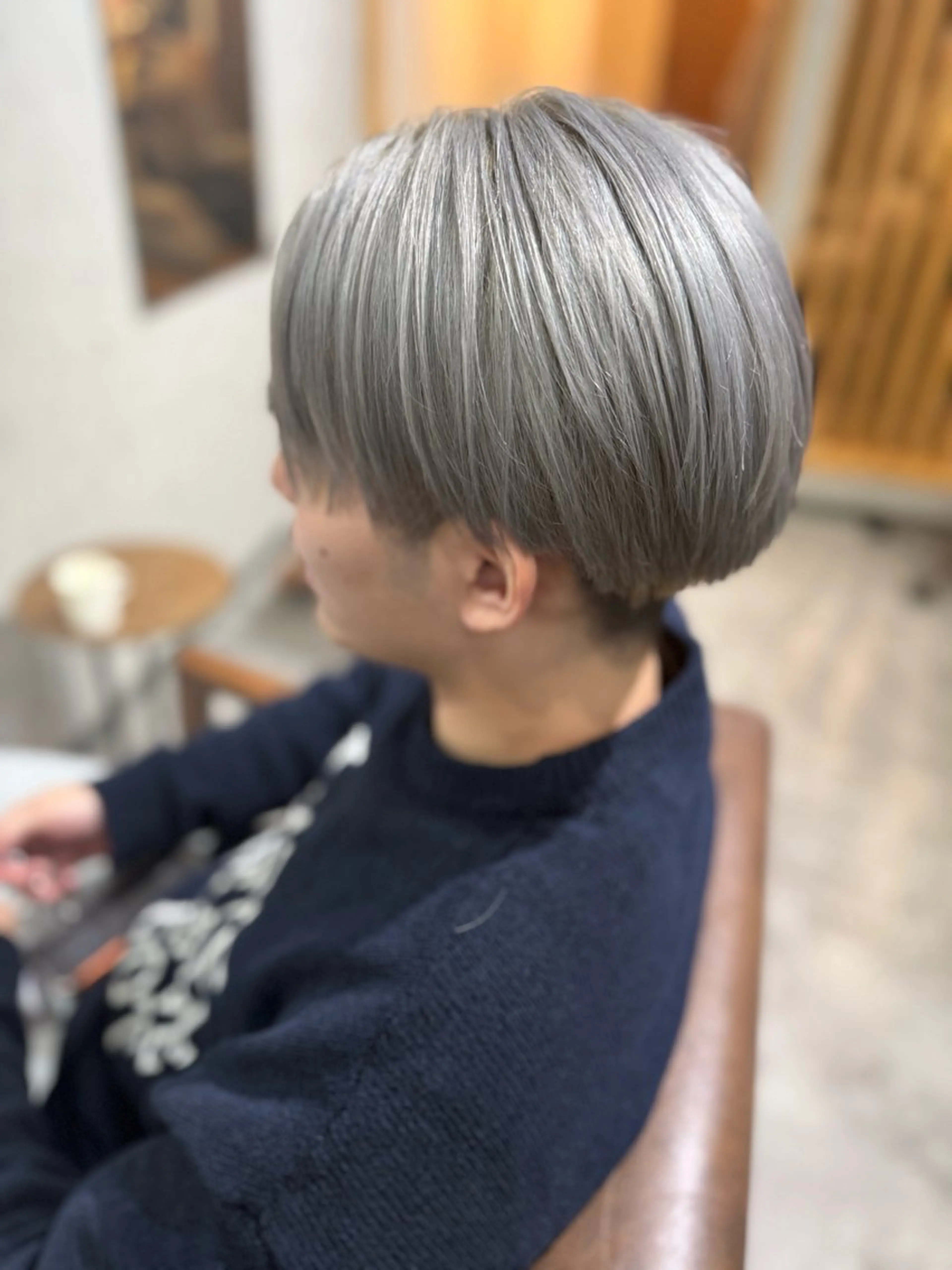 カラー メンズ ヘアカラー Bish Yanaのヘアスタイル