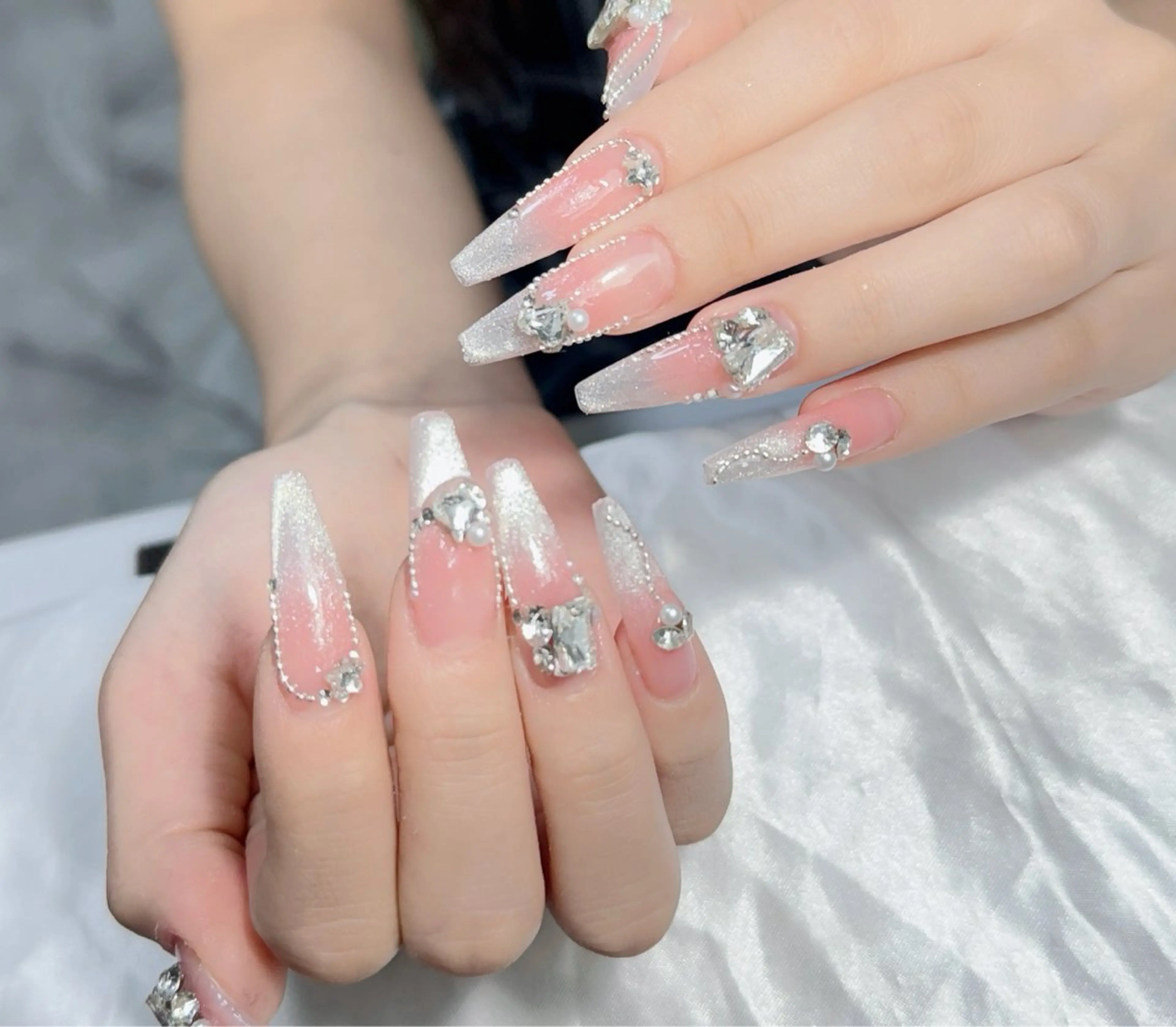 ネイル アートネイル 韓国ネイル 持ち込み ワンホンネイル ハンドネイル Lenie Nail Salonのネイルデザイン