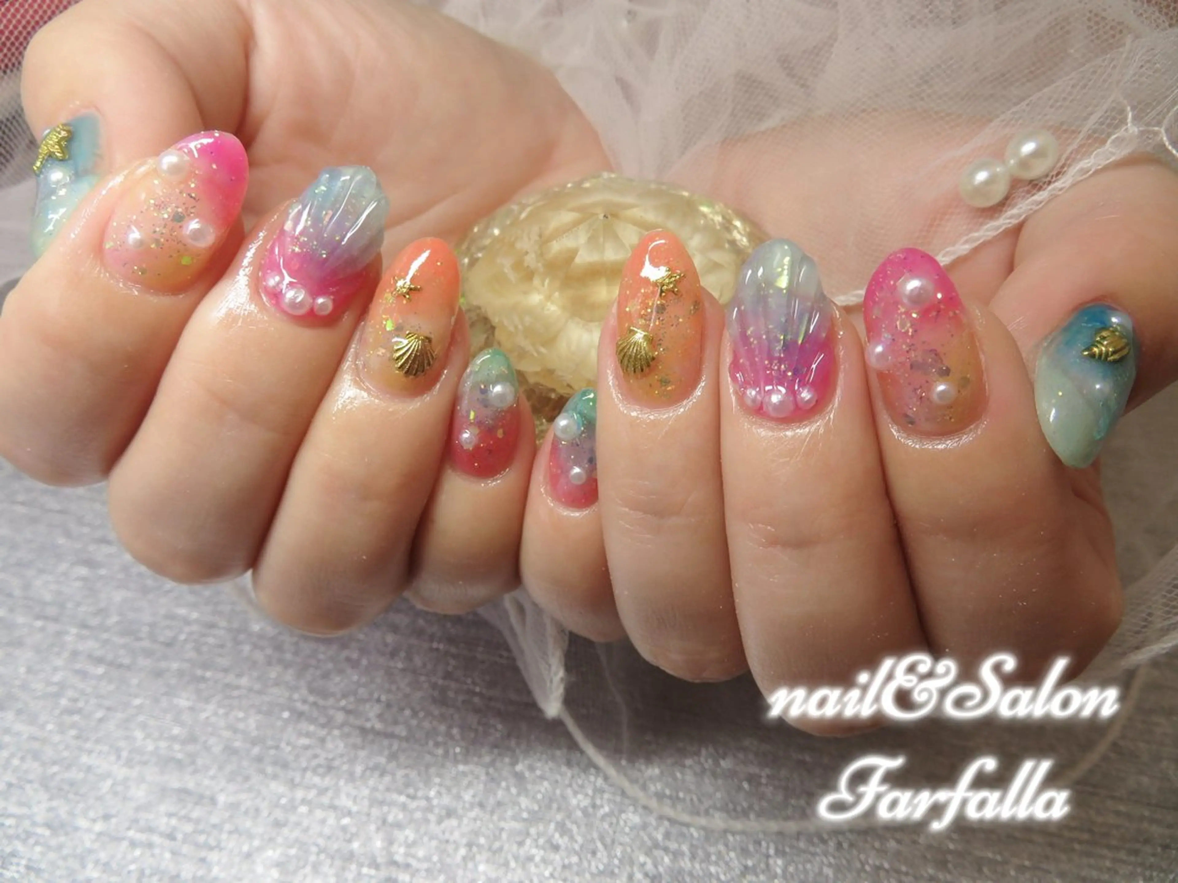 ネイル Farfalla Kieのネイルデザイン