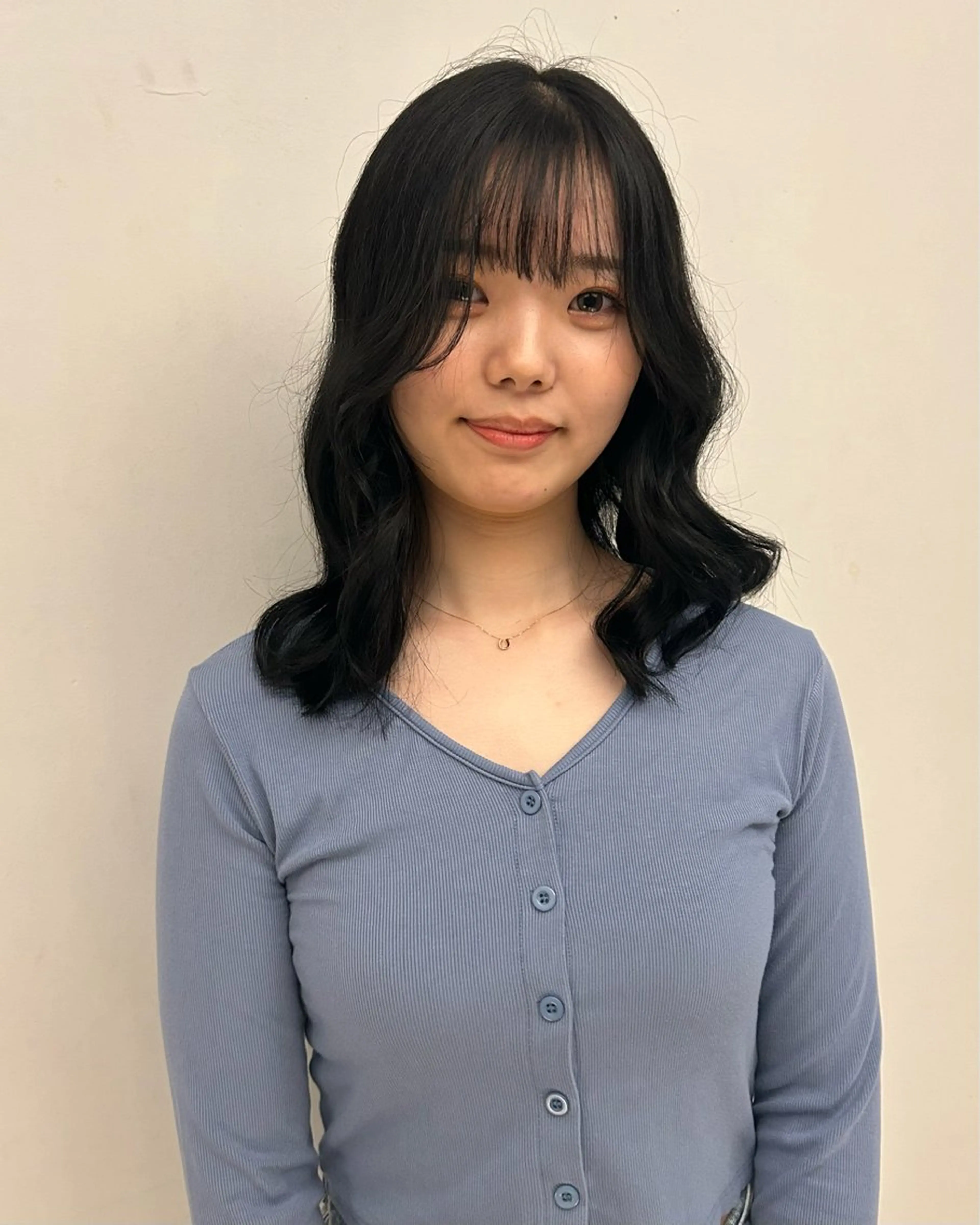 セミロング 谷口 萌瑛のヘアスタイル