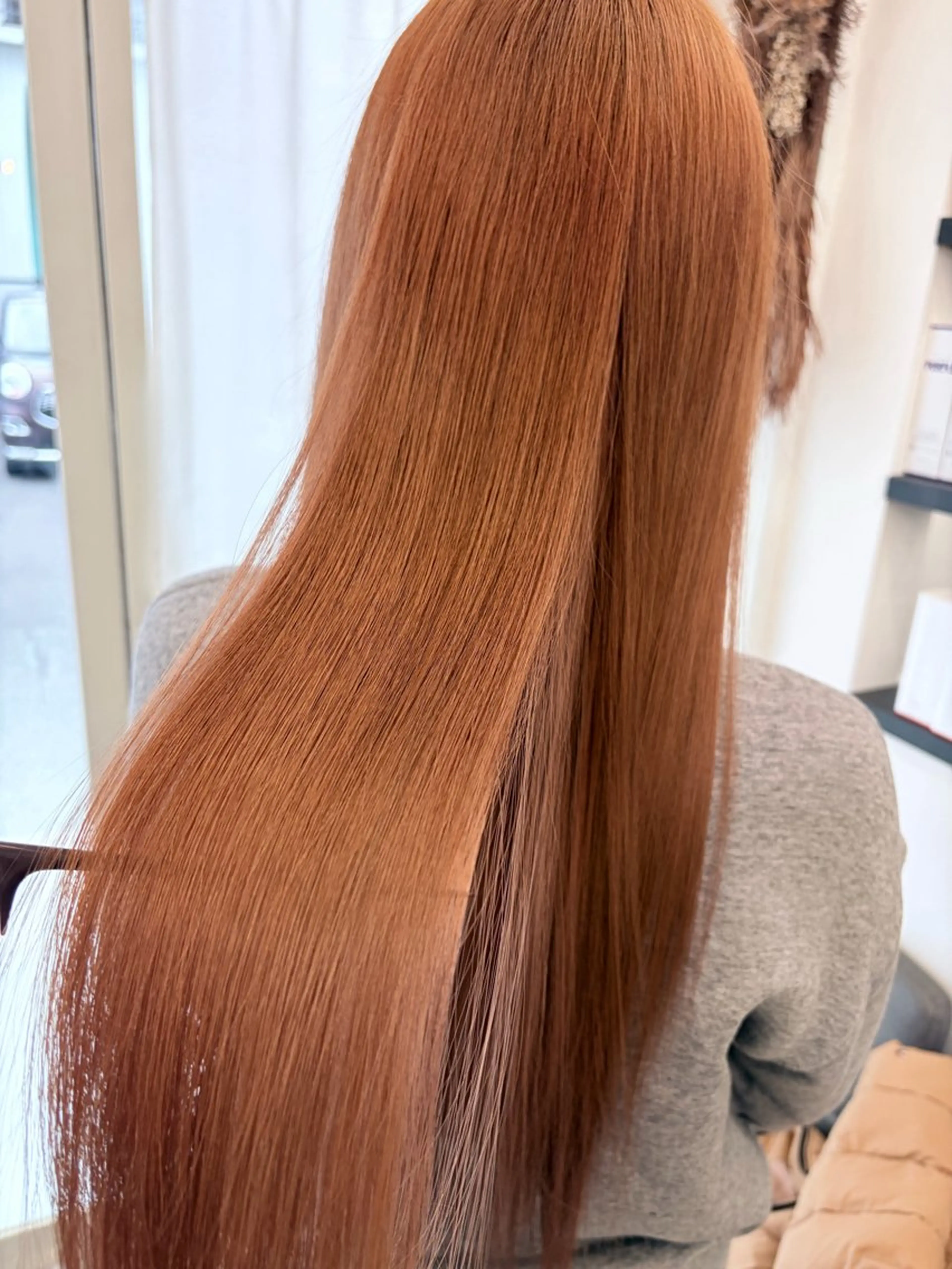 ロング カット 縮毛矯正 トリートメント 日置 大智のヘアスタイル