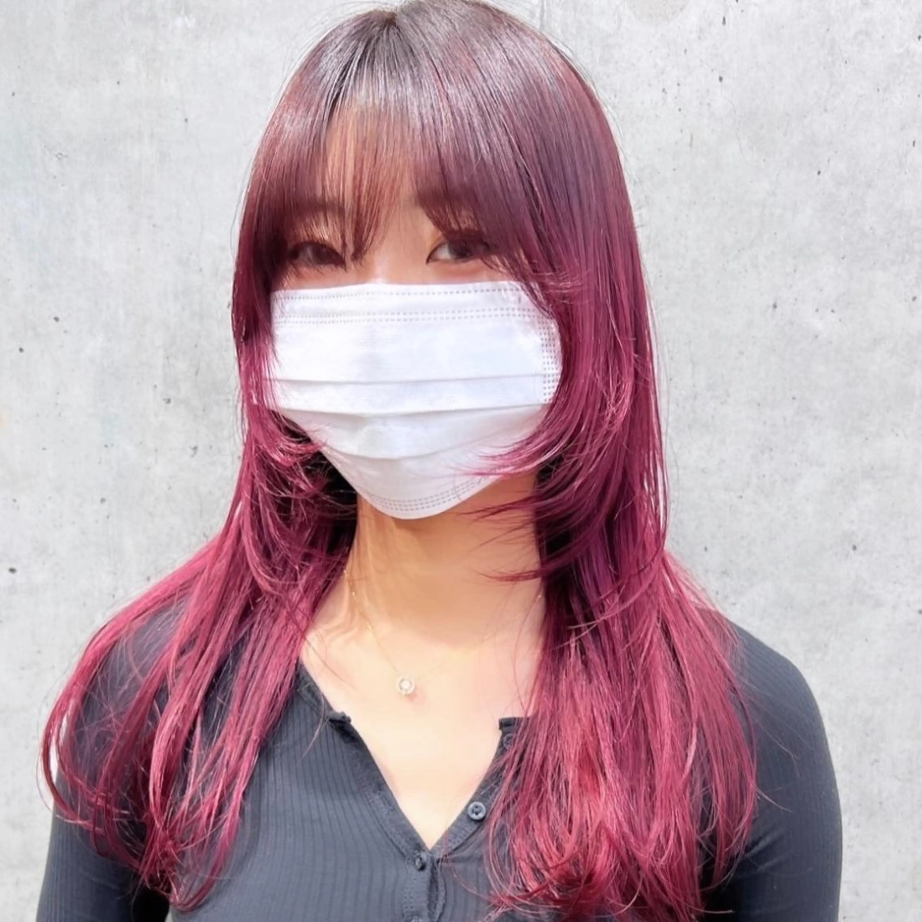 ロング カラー パーマ ヘアアレンジ メンズ キッズ ネイル マツエク・マツパ アイブロウ メンズバレイヤージュ メンズブリーチ メンズハイライト メンズハイトーン メンズインナーカラー 🐺ウルフ×ハイトー ン🖤Yukinoのヘアスタイル