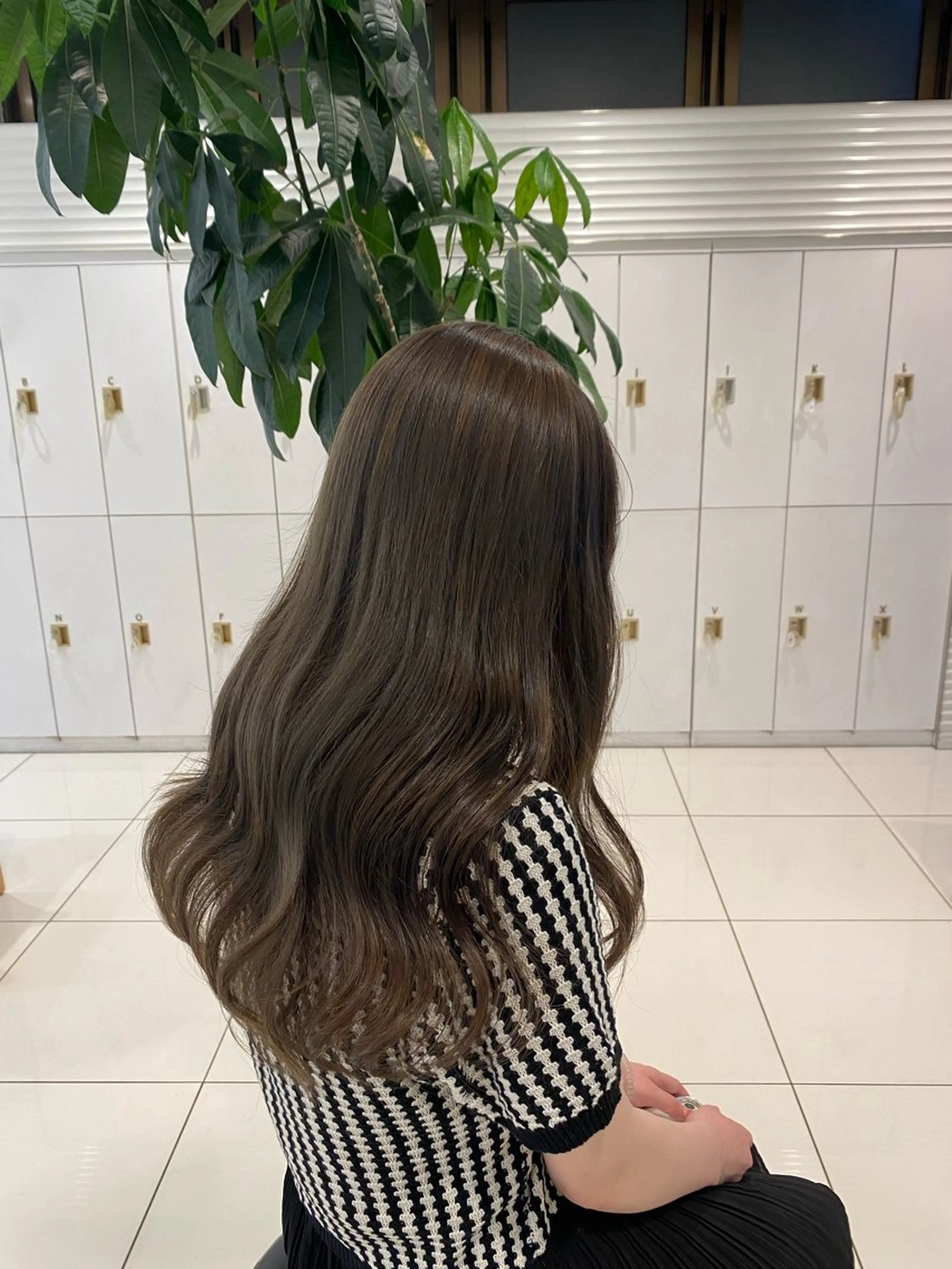 カラー ベージュカラー ケアカラー 透明感カラー オリーブベージュ 🎀TEN🎀 オリーブベージュのヘアスタイル