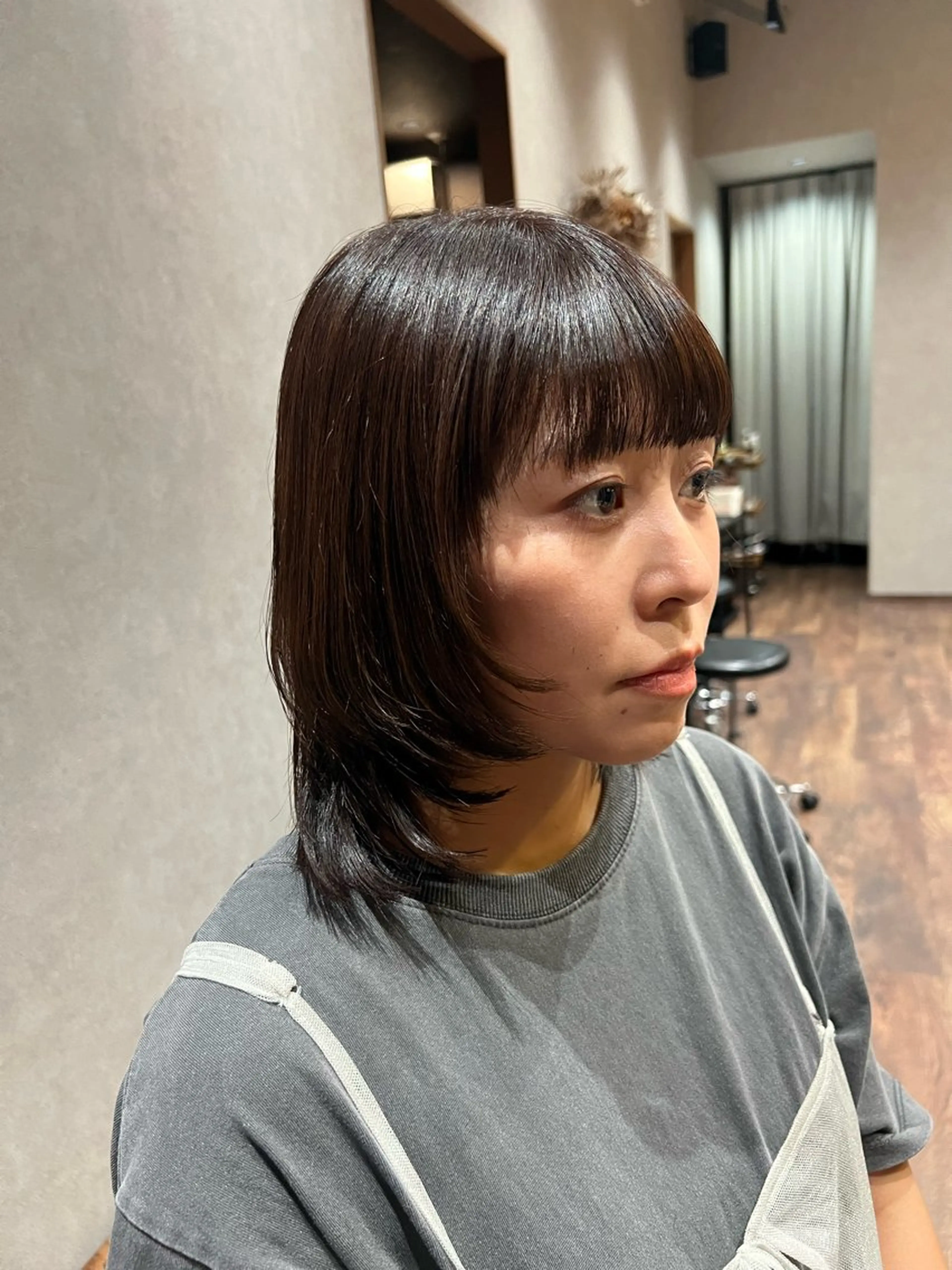 ミディアム ミディアムレイヤー レイヤーカット reiju （ranka）のヘアスタイル