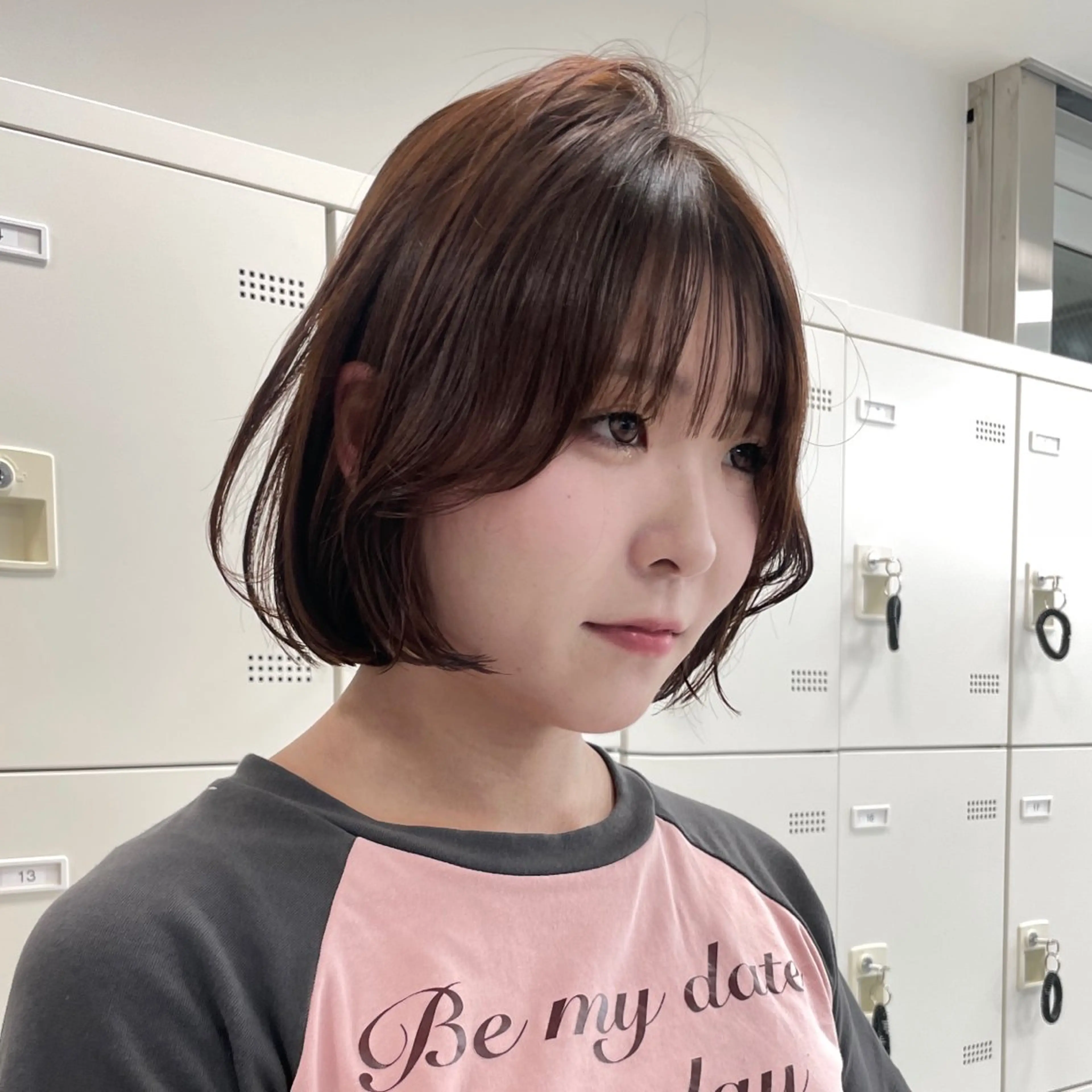 ミディアム MOE 福岡韓国ヘア✧︎のヘアスタイル