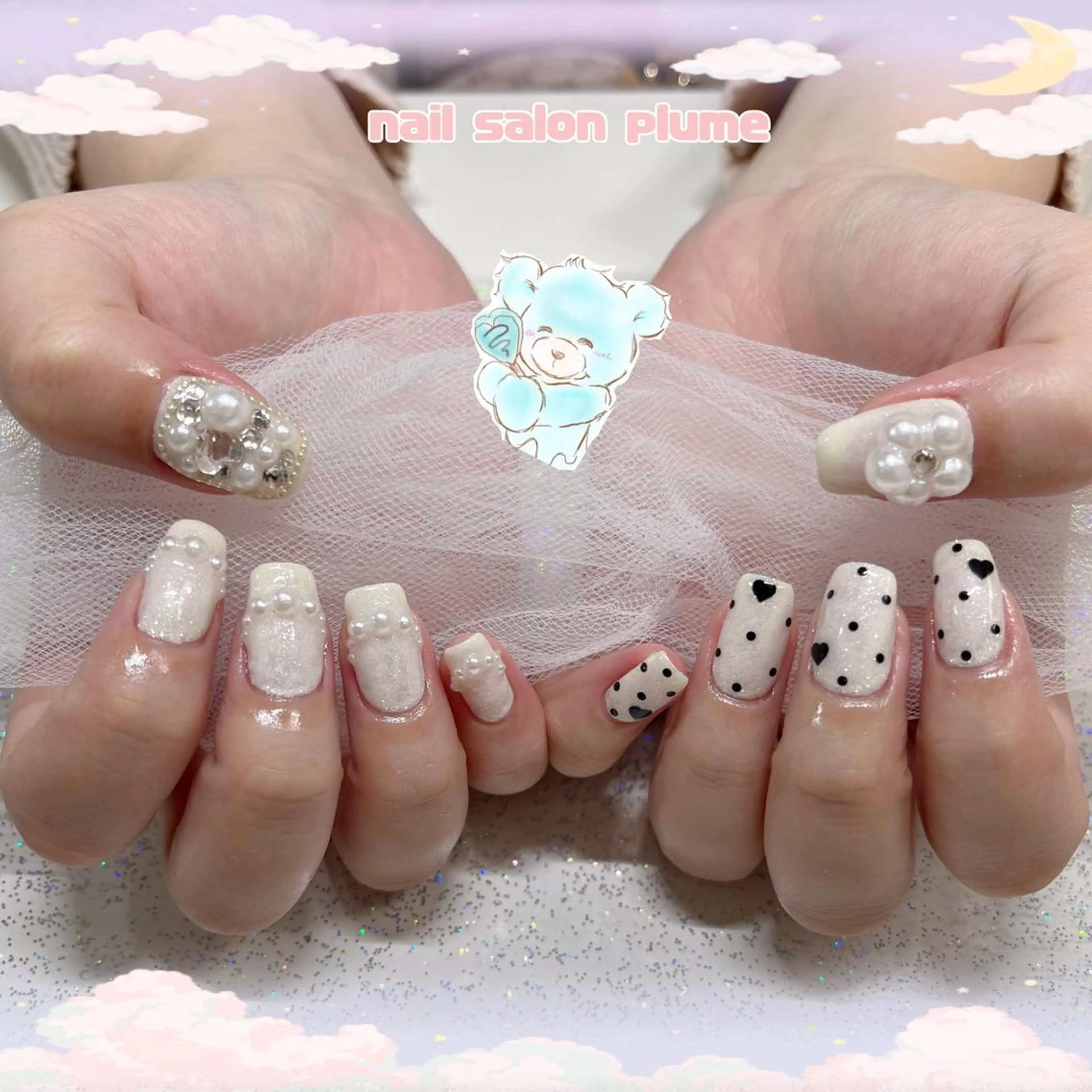 ネイル ハンドネイル plume nail ☆韓国ネイルのネイルデザイン