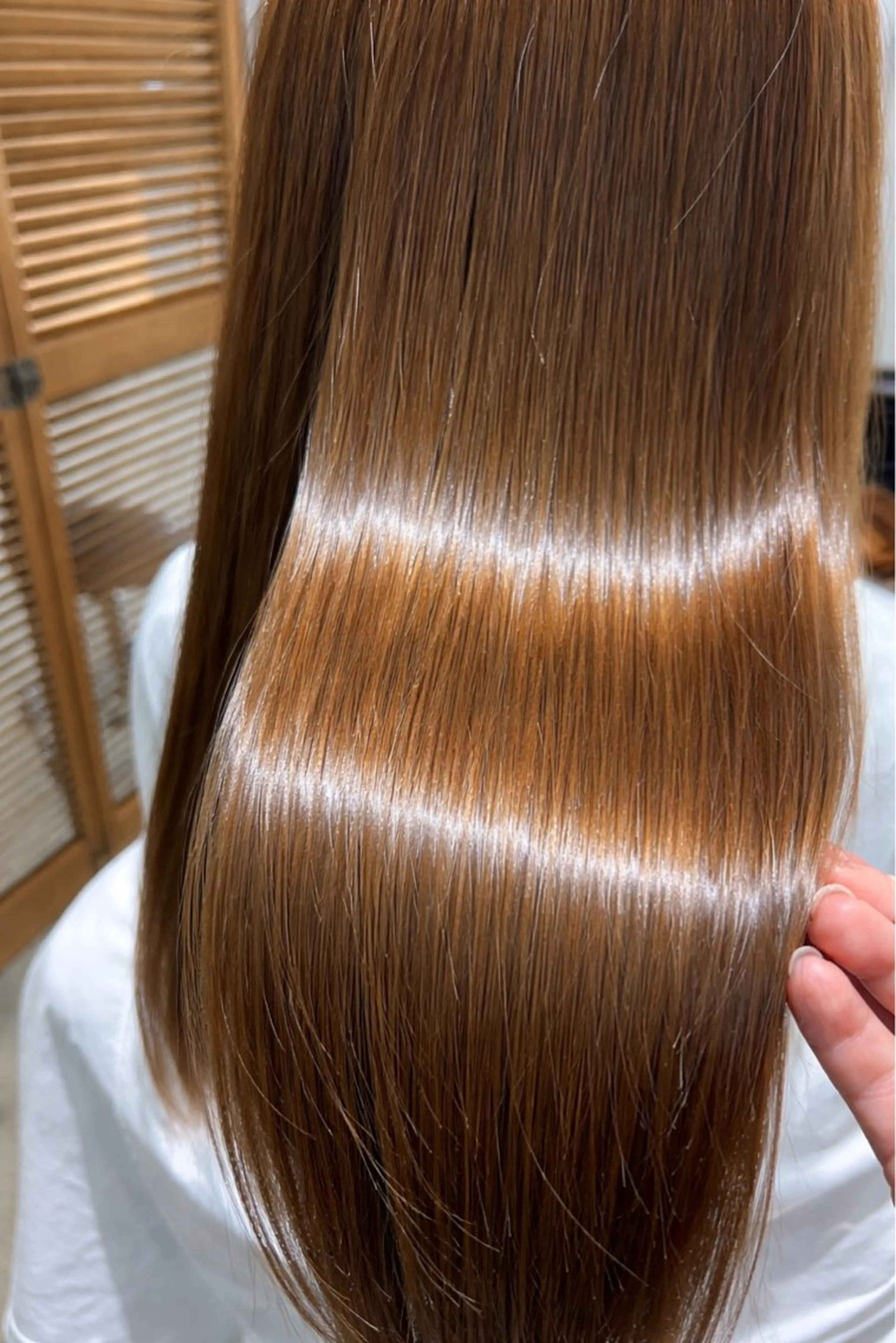 ロング カット ヘアカラー 縮毛矯正 トリートメント 似合わせカット/ 永幡早百合のヘアスタイル