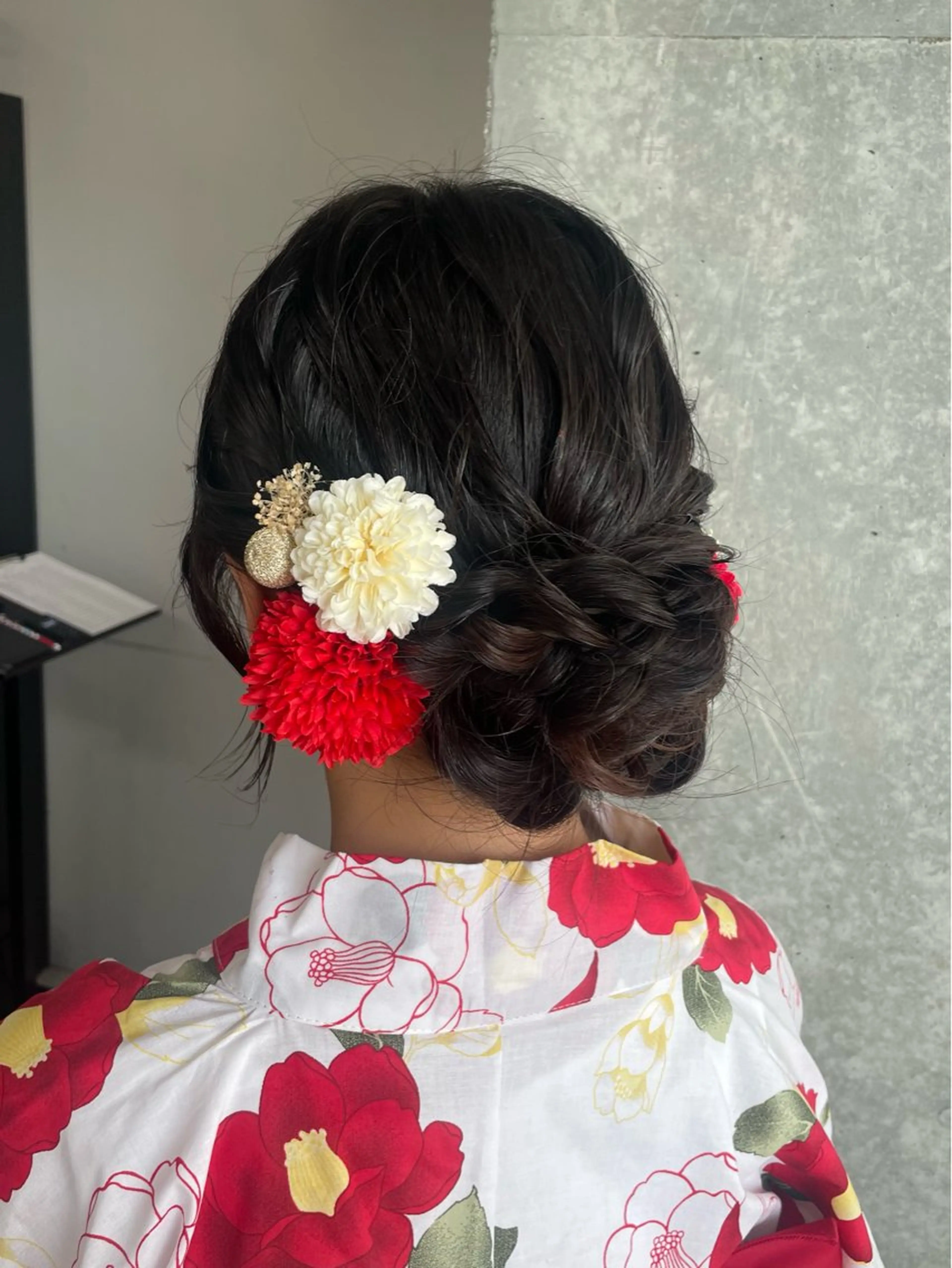 ヘアアレンジ ヘアセット メンズモテパーマ💙 fuwaのヘアスタイル