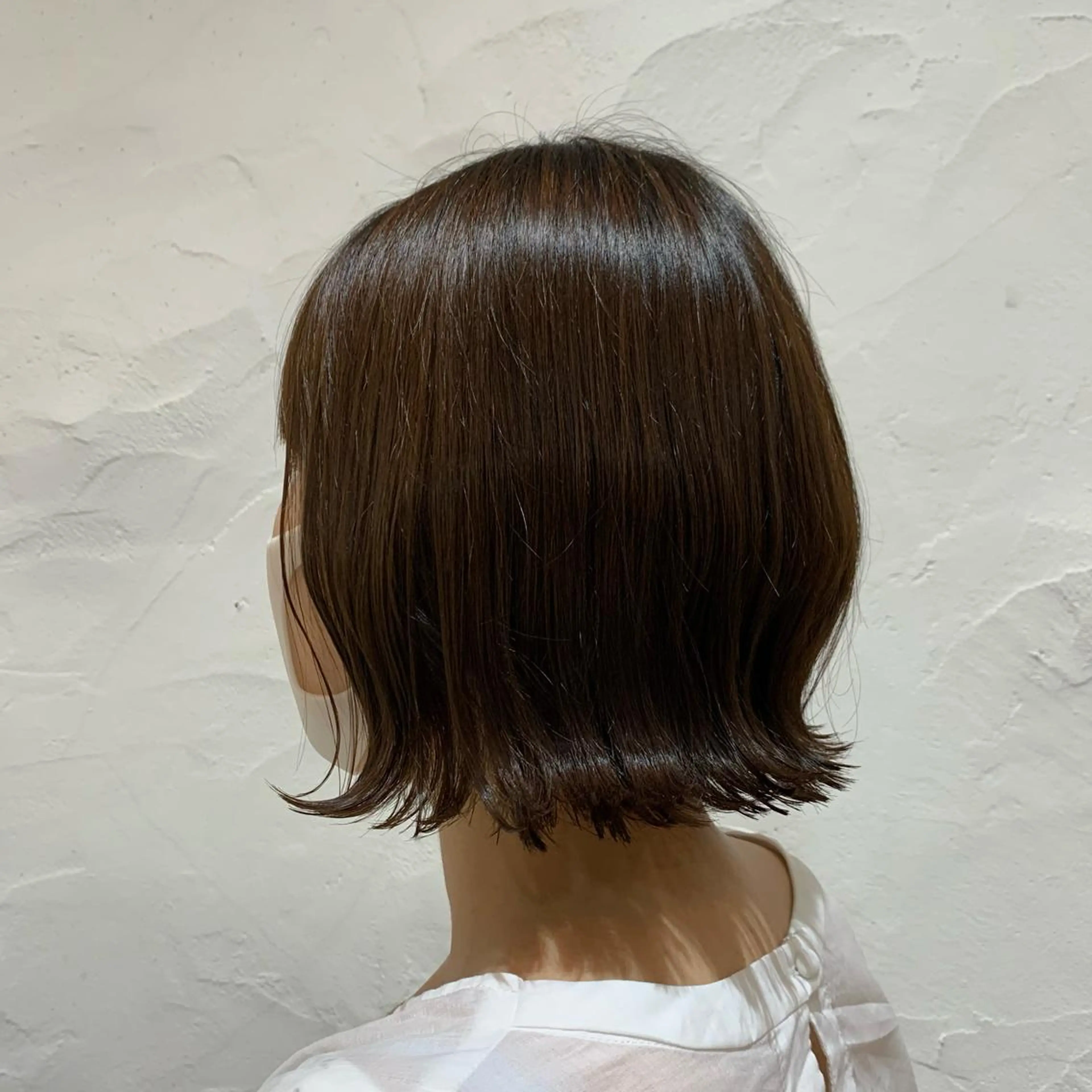 ミディアム 吉田 夢のヘアスタイル