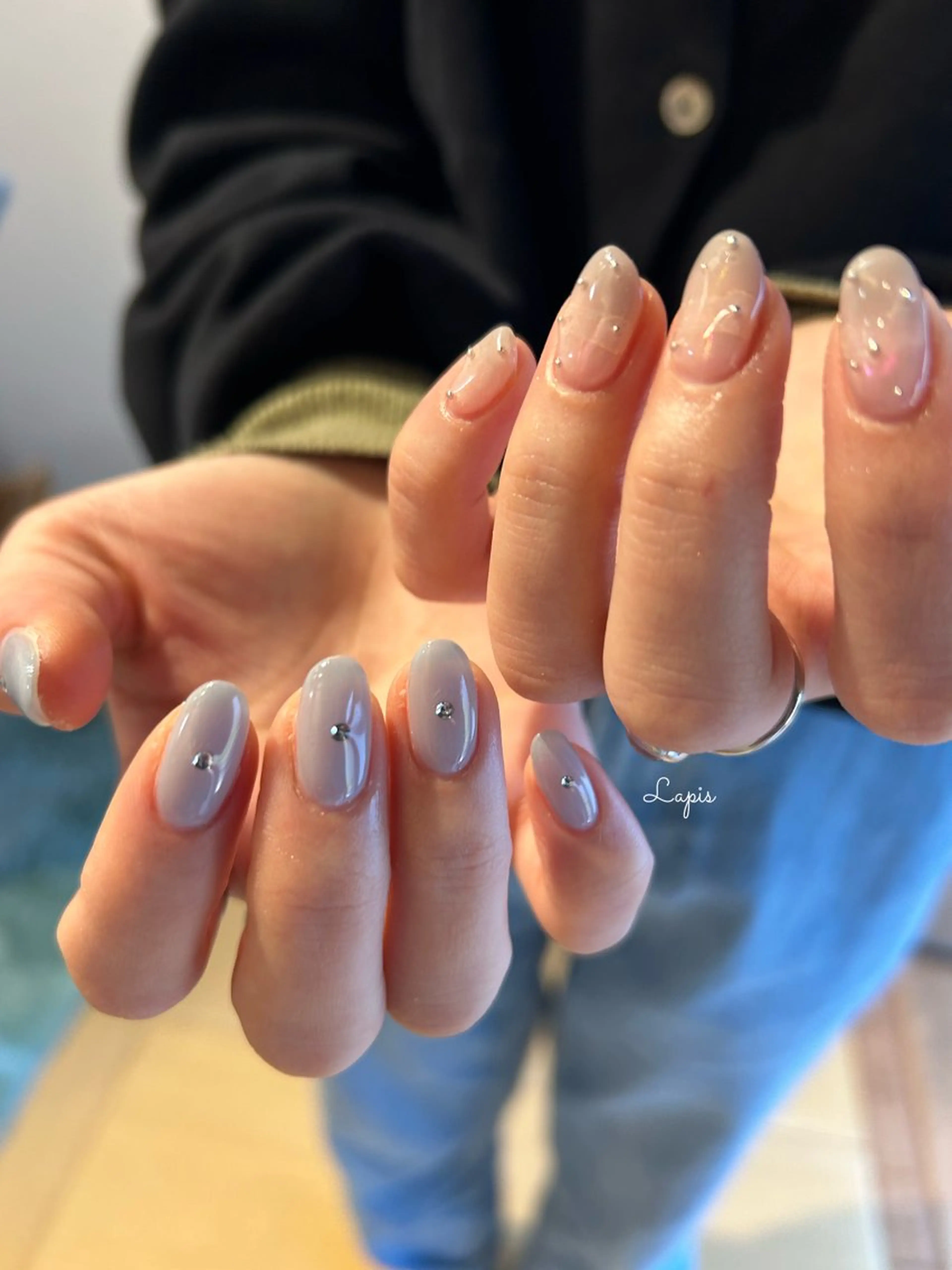 ネイル ハンドネイル Lapis *のネイルデザイン