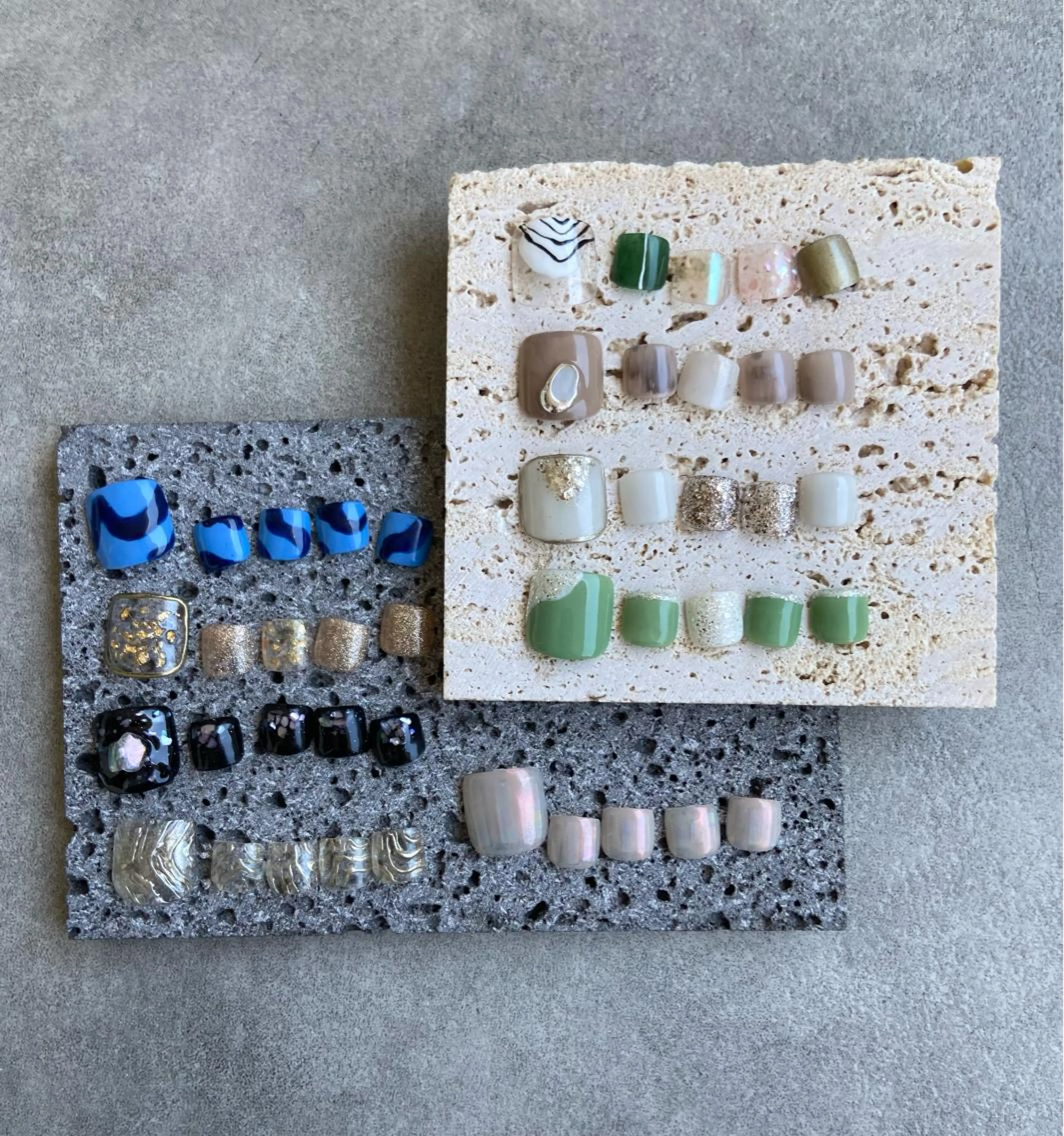 ネイル アートネイル クリアネイル フットネイル キラキラネイル 韓国ネイル salon de oct.のネイルデザイン