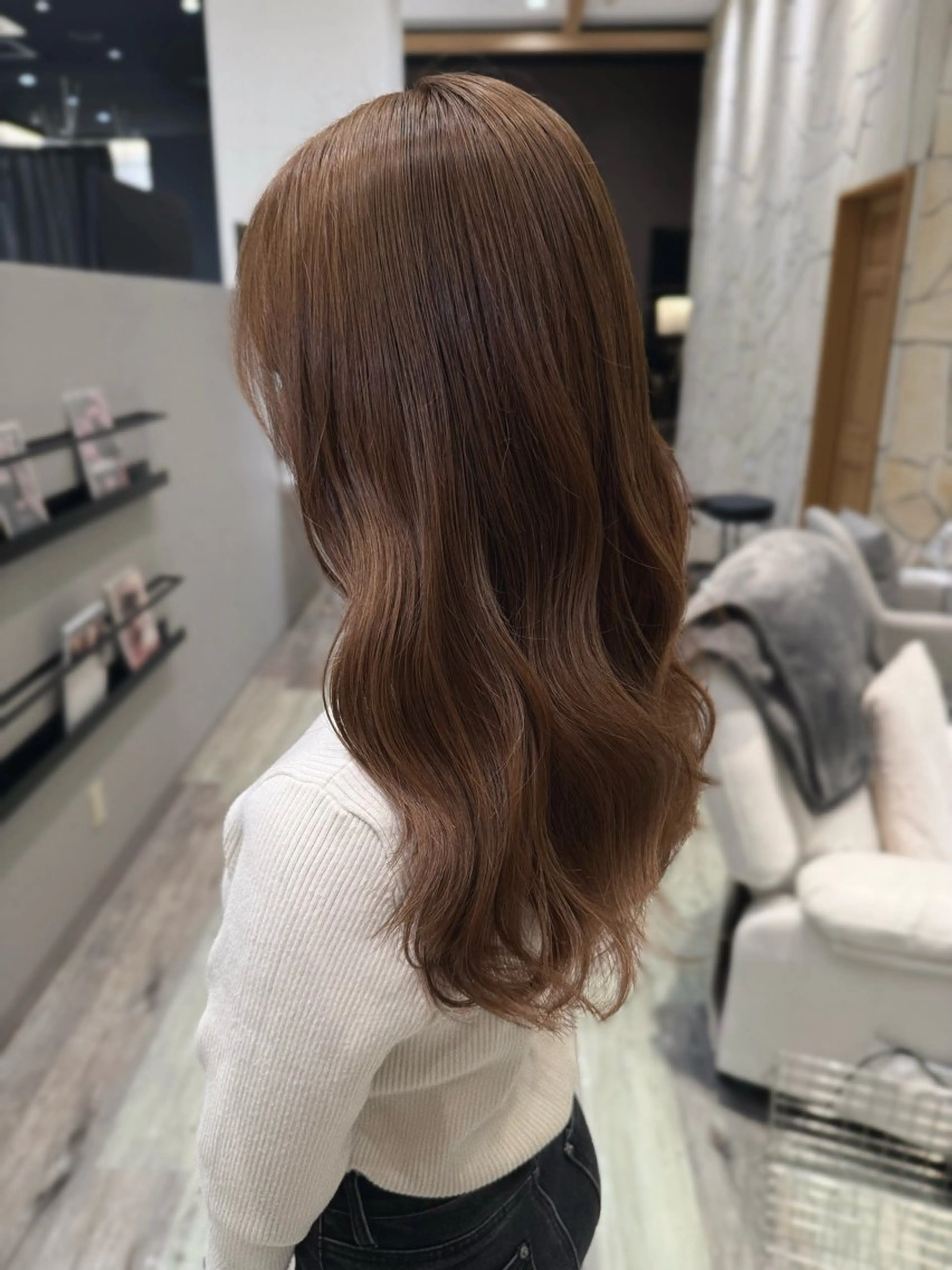 ロング カラー ブリーチ 透明感カラー ダブルカラー ブリーチなしカラー ♡ktwoかな /透明感カラーのヘアスタイル