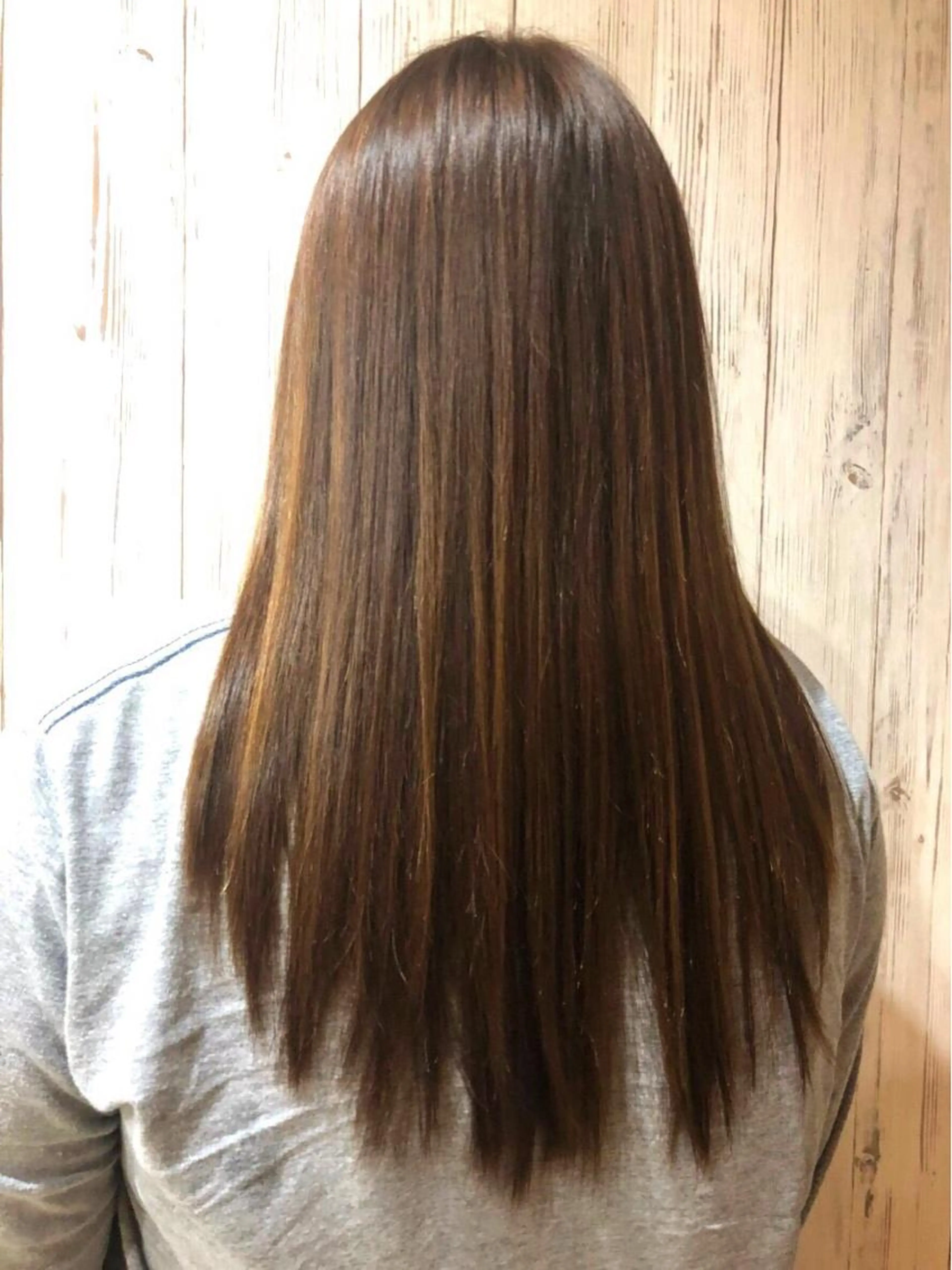 【フルコース】★ 縮毛矯正＋カラー＋カットの写真