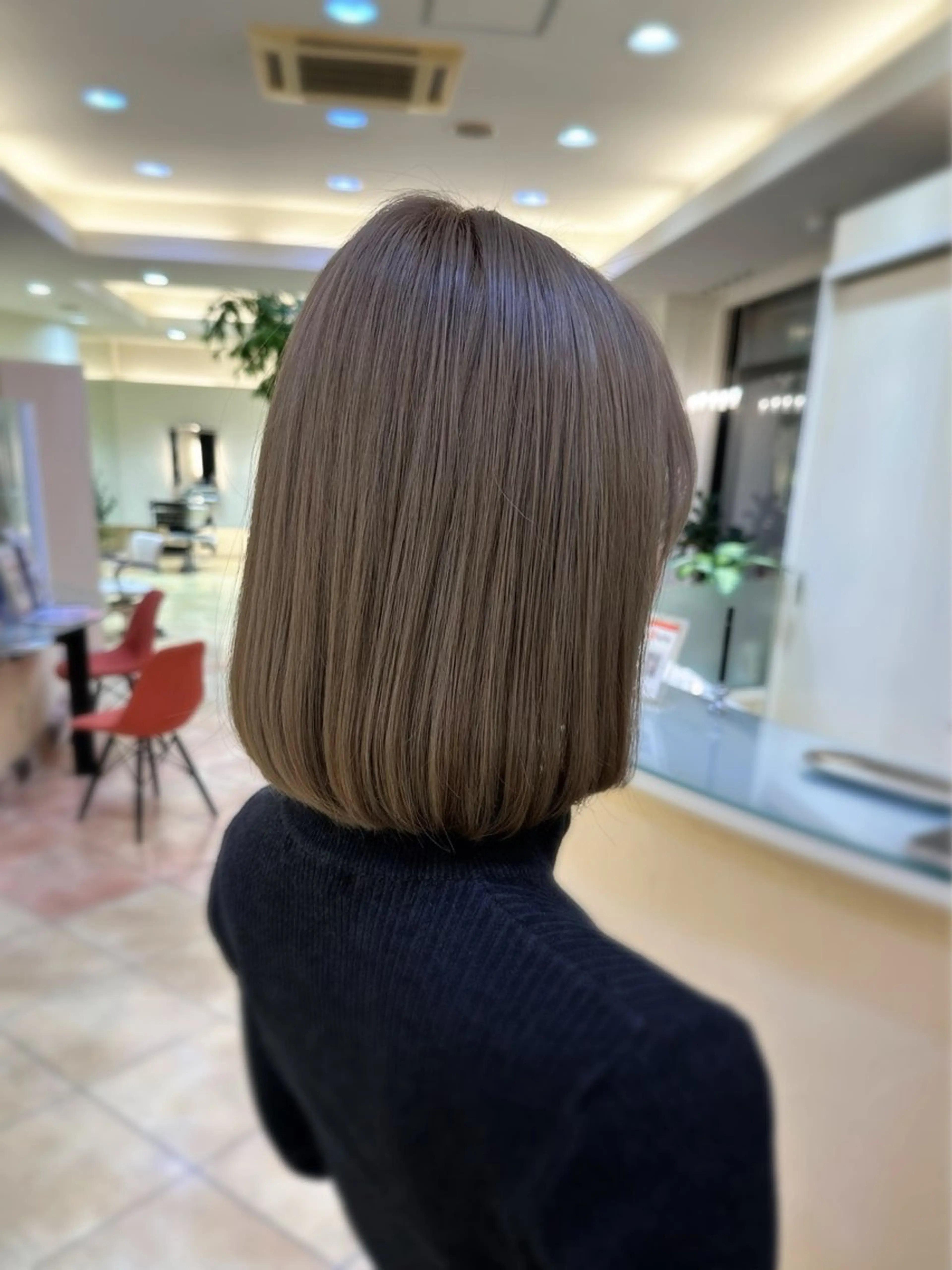 🩵人気No,1 🩵小顔レイヤーカット➕透明感ダブルカラー➕髪質改善トリートメント（ホームケア付）の写真