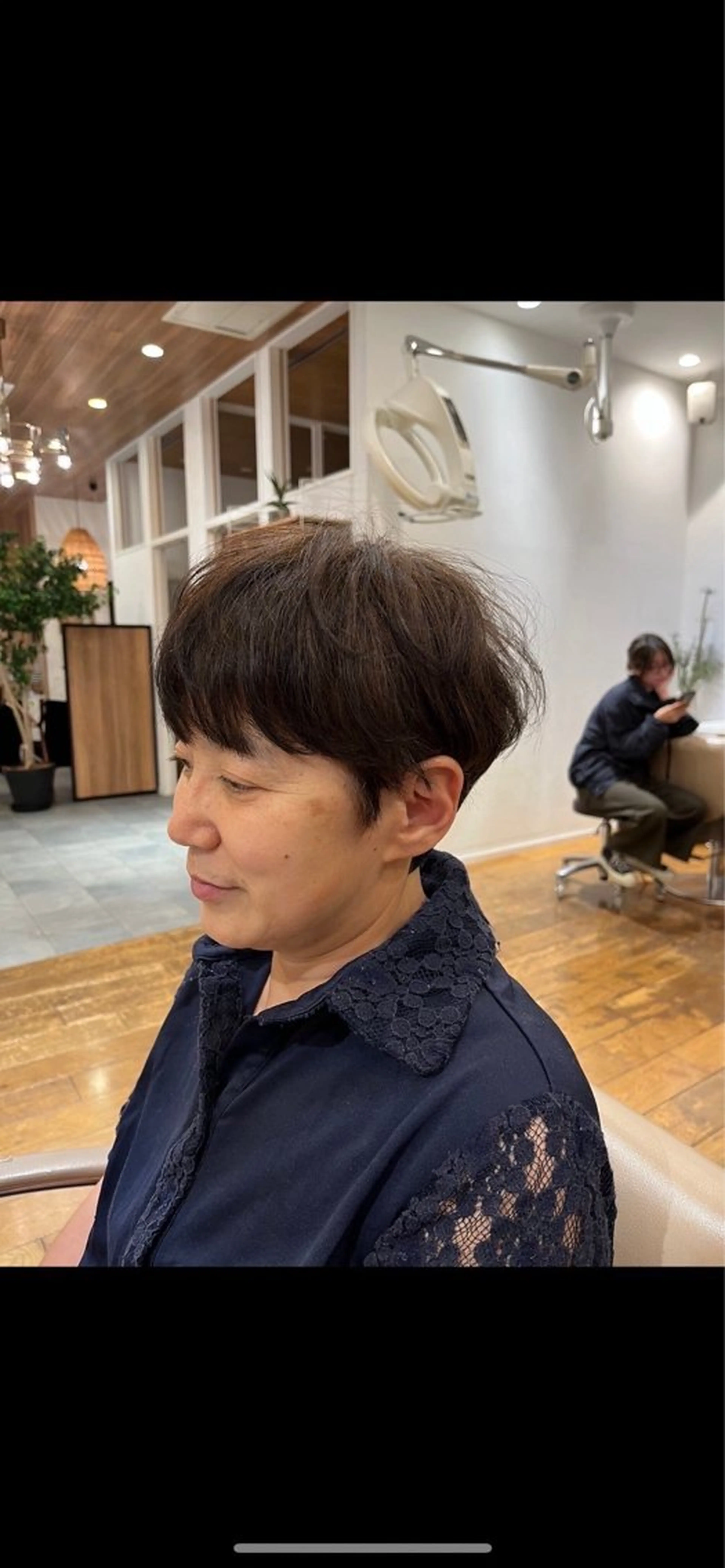 ショート カラー ヘアアレンジ 石川 幸呼のヘアスタイル