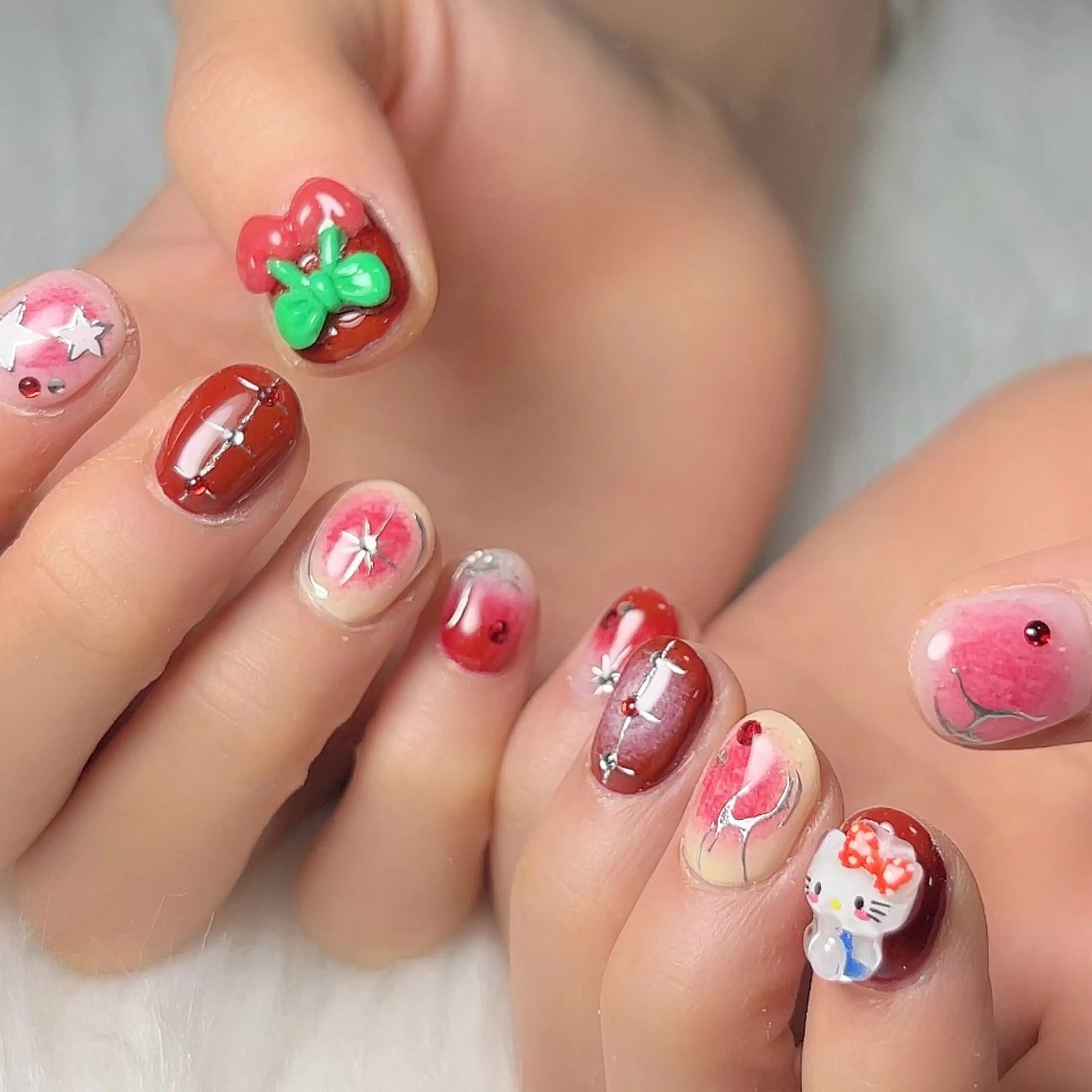 ネイル ハンドネイル 【Yappy🌈】 💖P-tanaのネイルデザイン