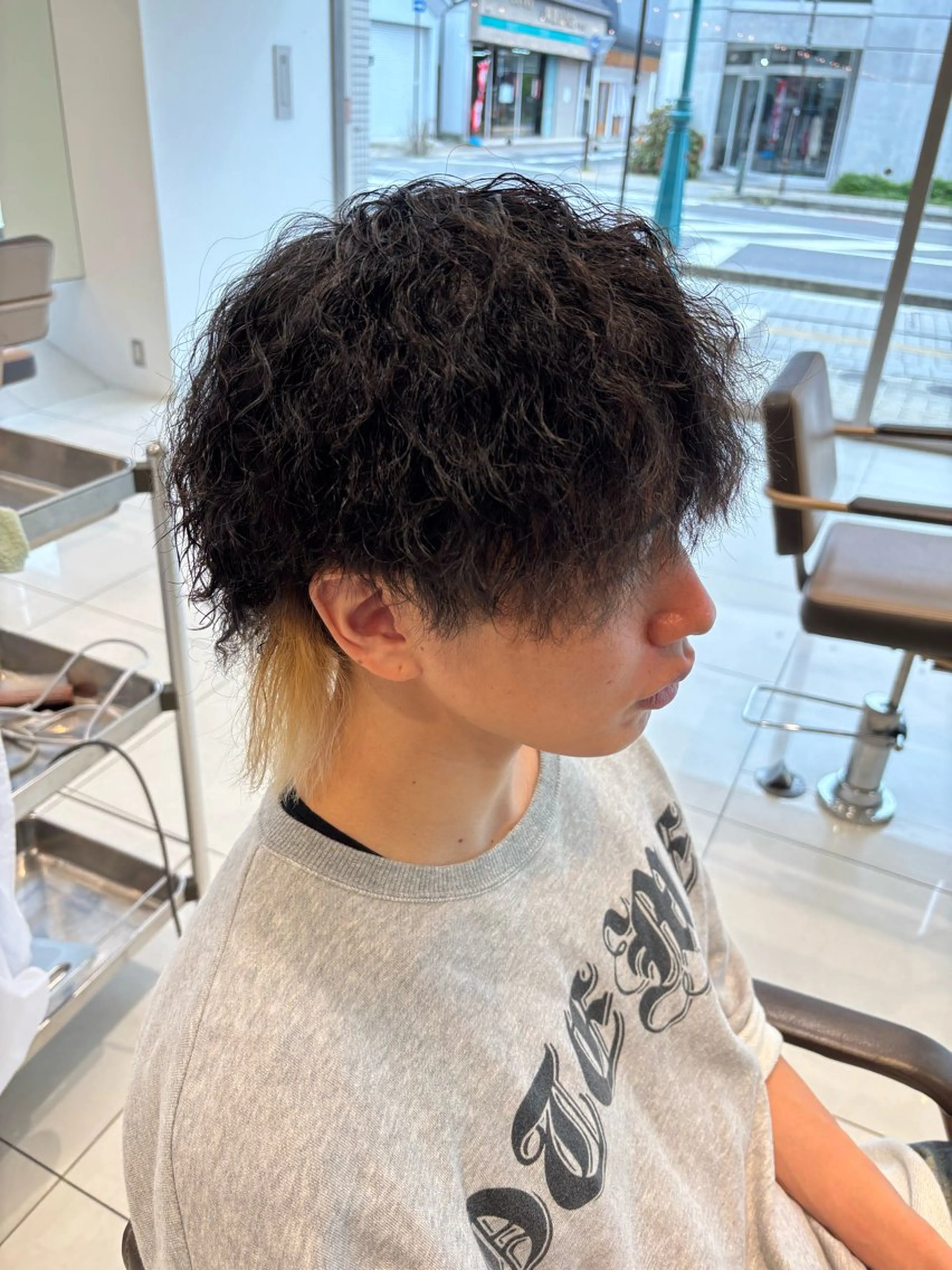 パーマ メンズ メンズパーマ ツイストスパイラルパーマ スパイラルパーマ 池田 悠人のヘアスタイル