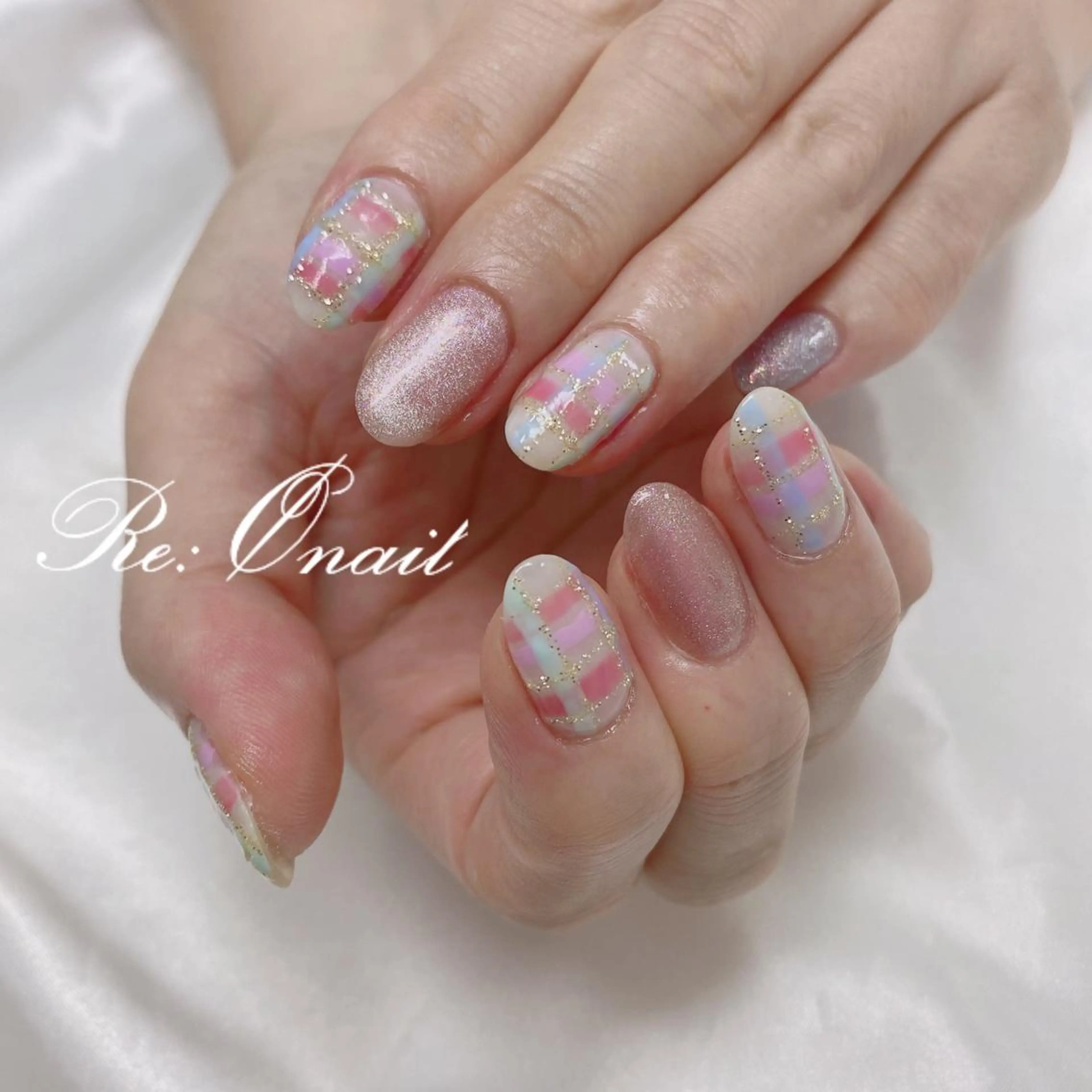 ネイル ハンドネイル Re:Ø nail 🩵TSUJIのネイルデザイン